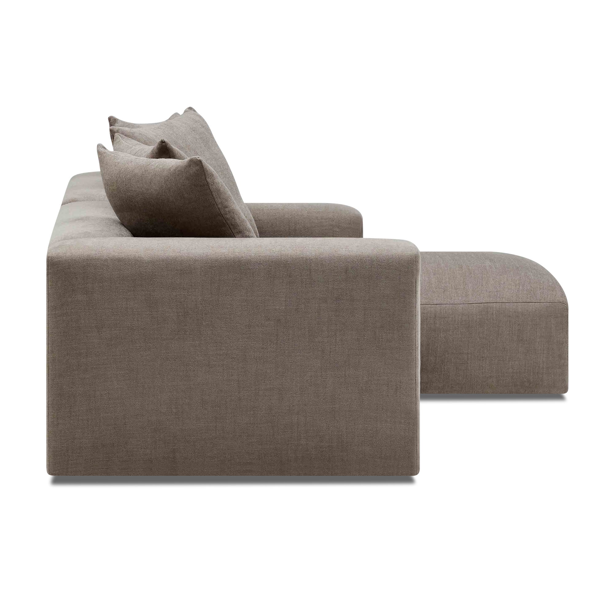 Madrid Modular Sofa Slate 2 Seat Right