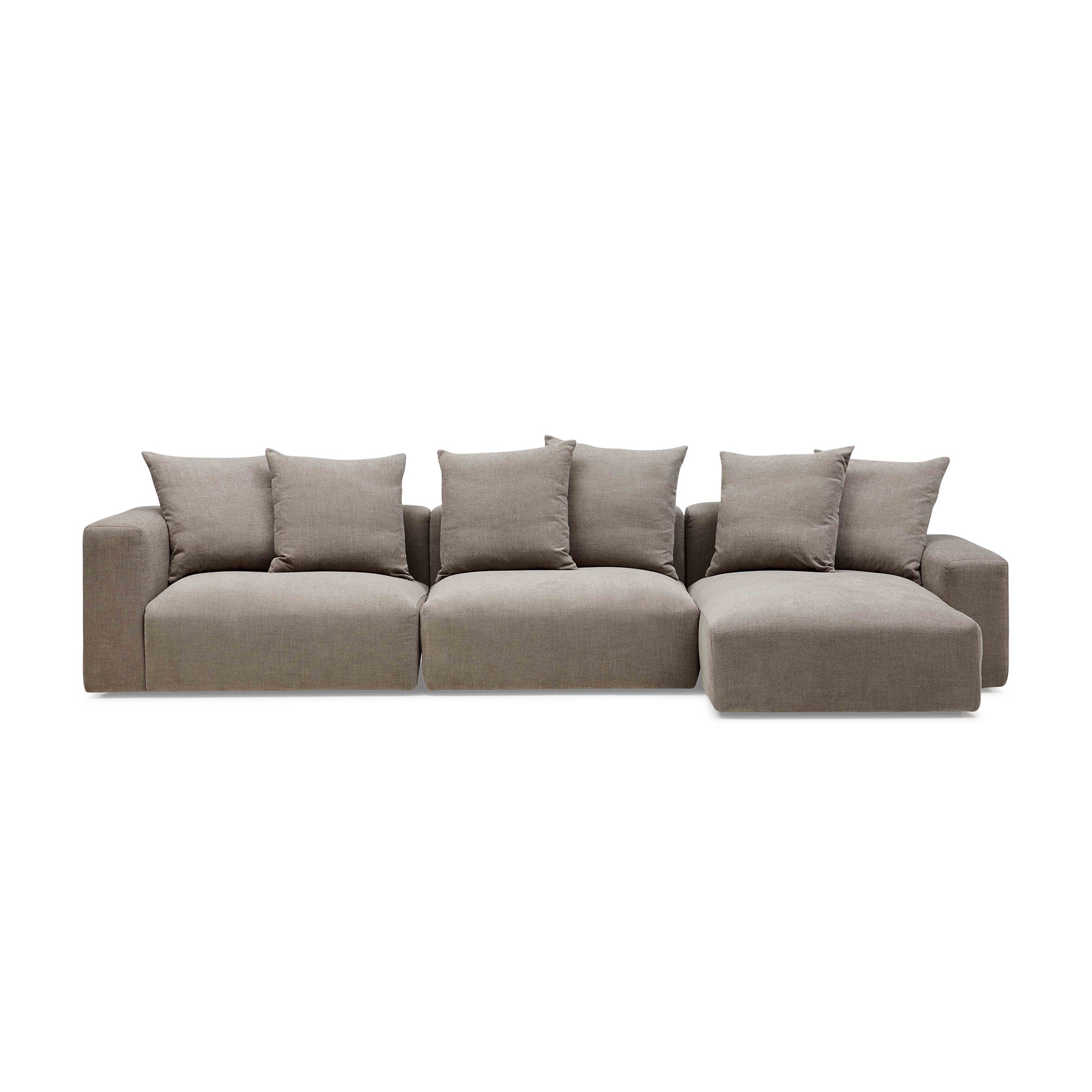 Madrid Modular Sofa Slate 3 Seat Right