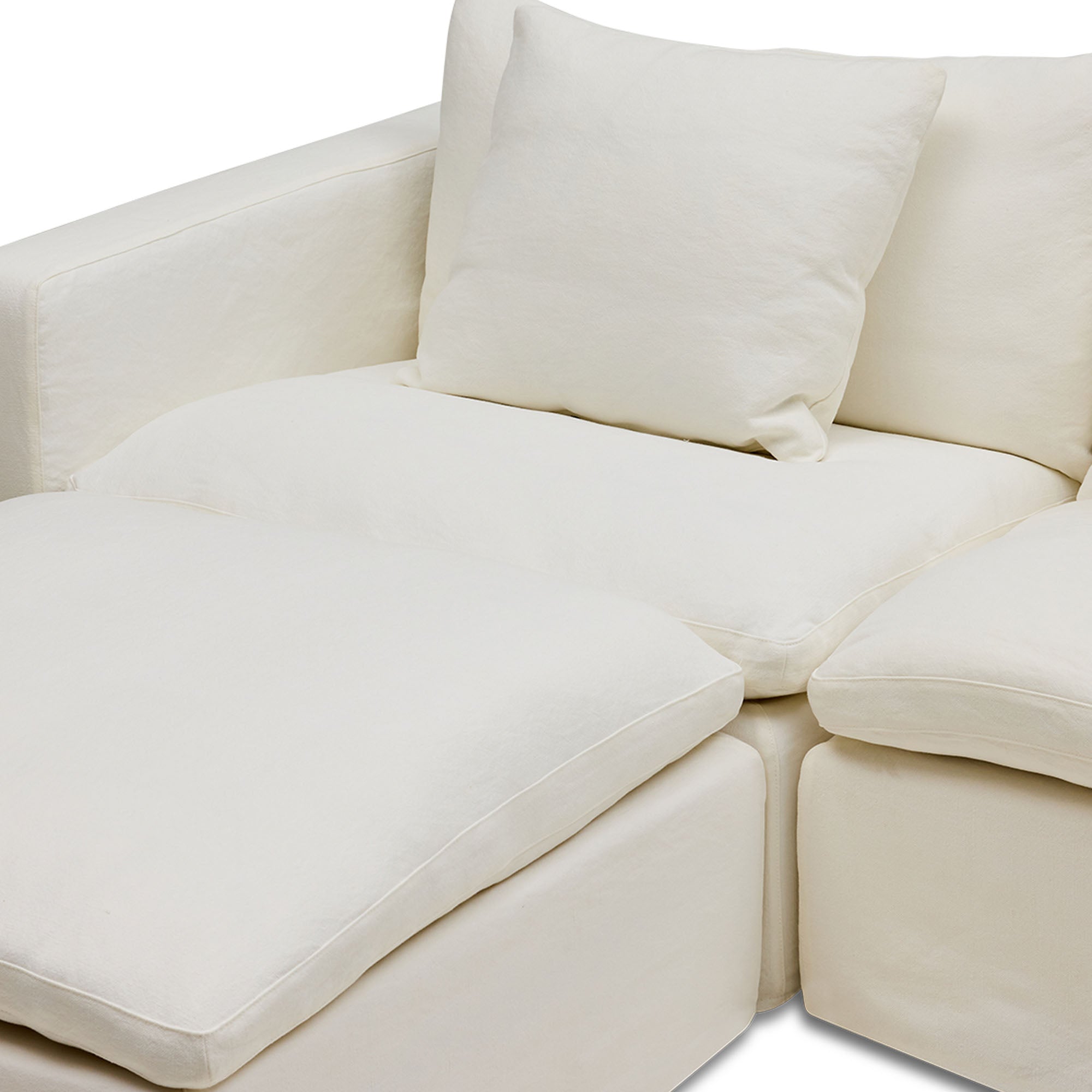 Cape Modular Sofa Snow 2 Seat Left