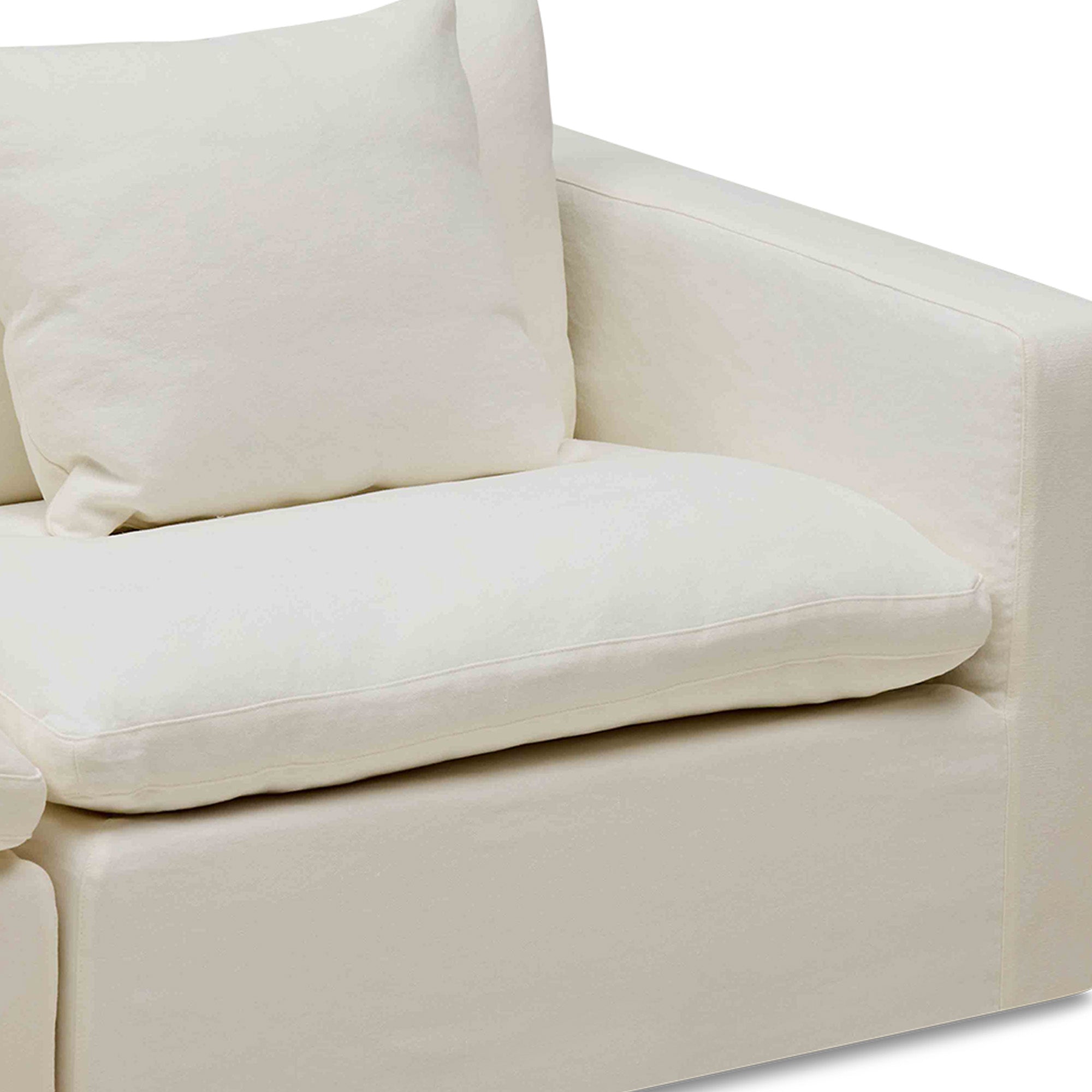 Cape Modular Sofa Snow 2 Seat Left