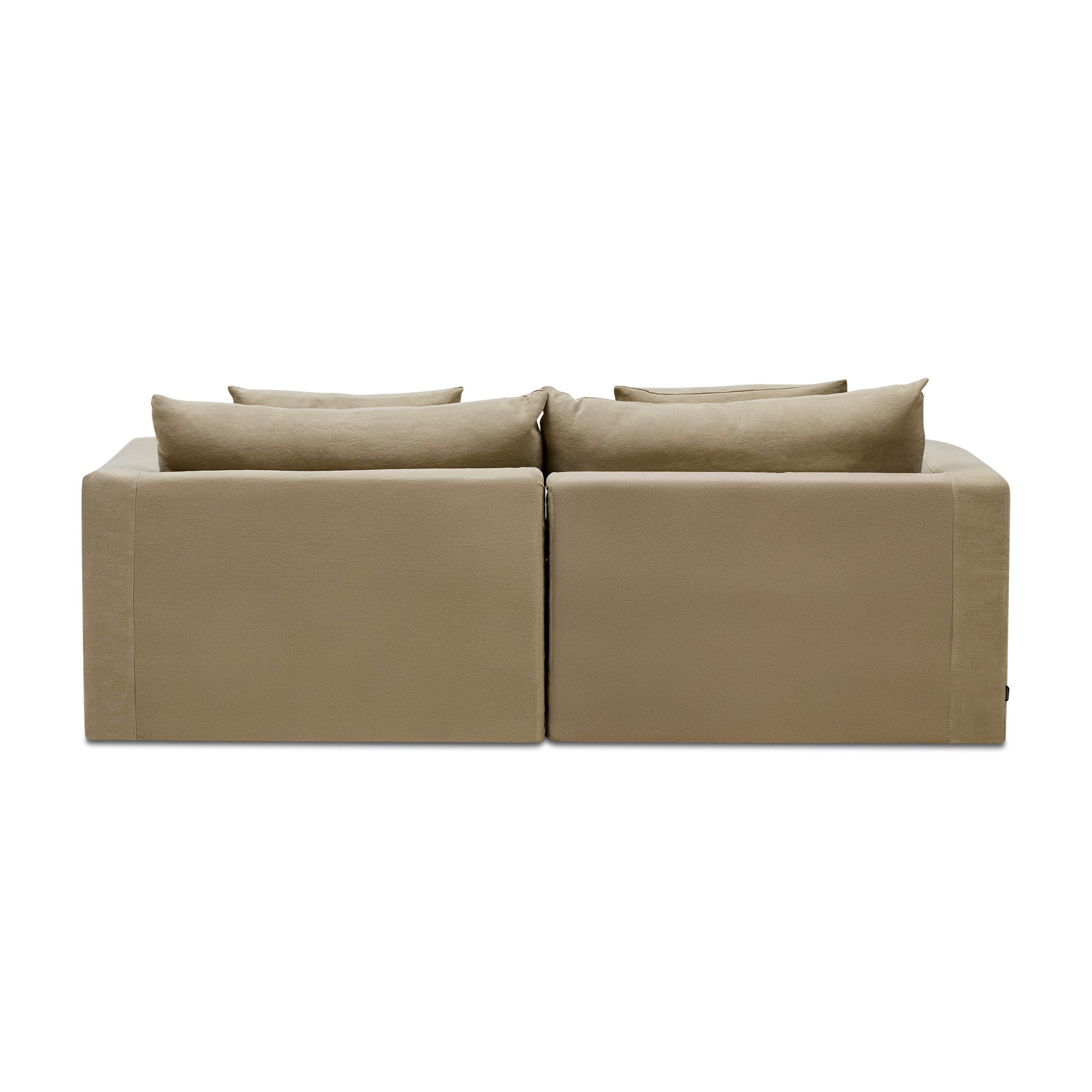 Cape Modular Sofa Warm Stone 2 Seat Right