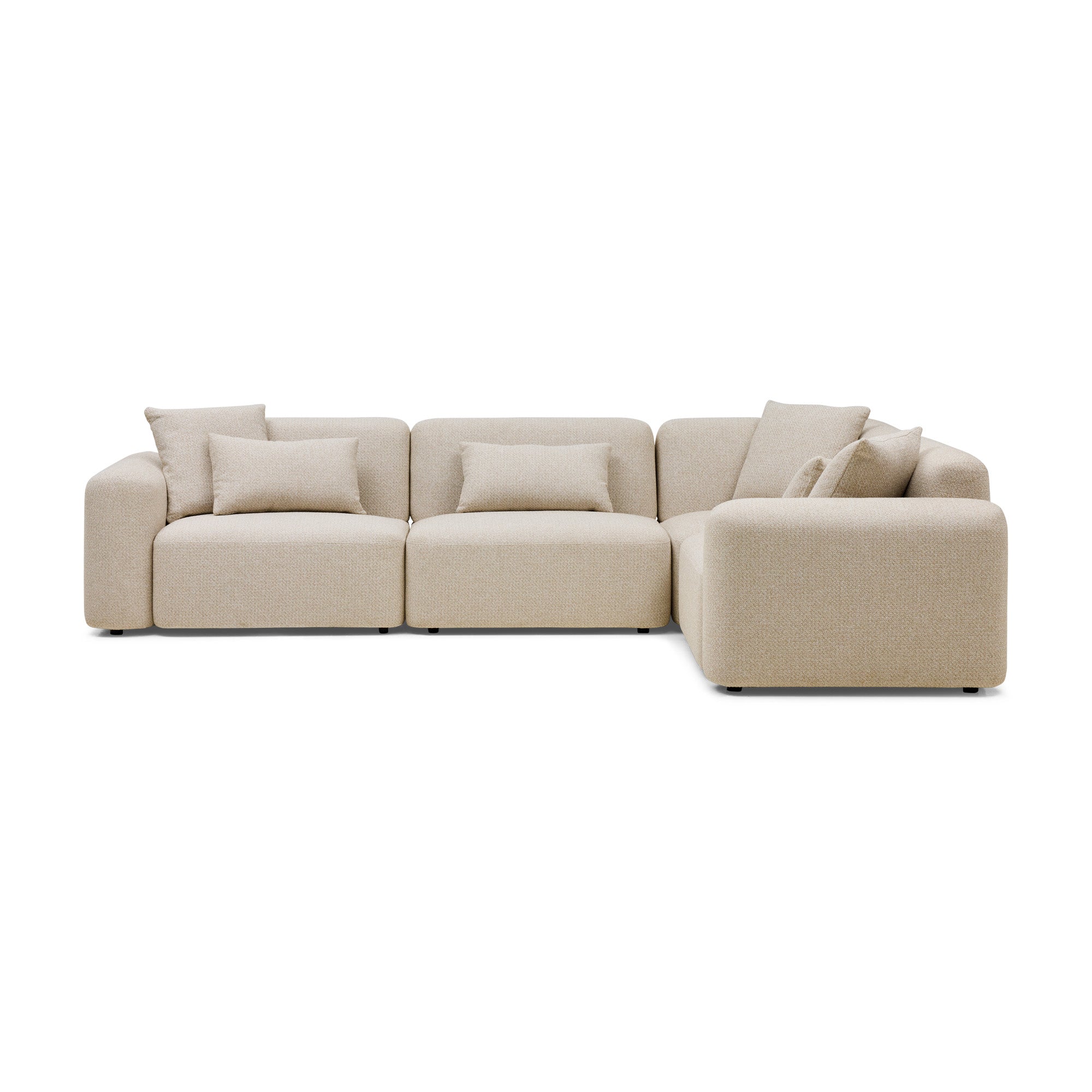 Pascal Modular Sofa Biscuit 4 Seat Corner