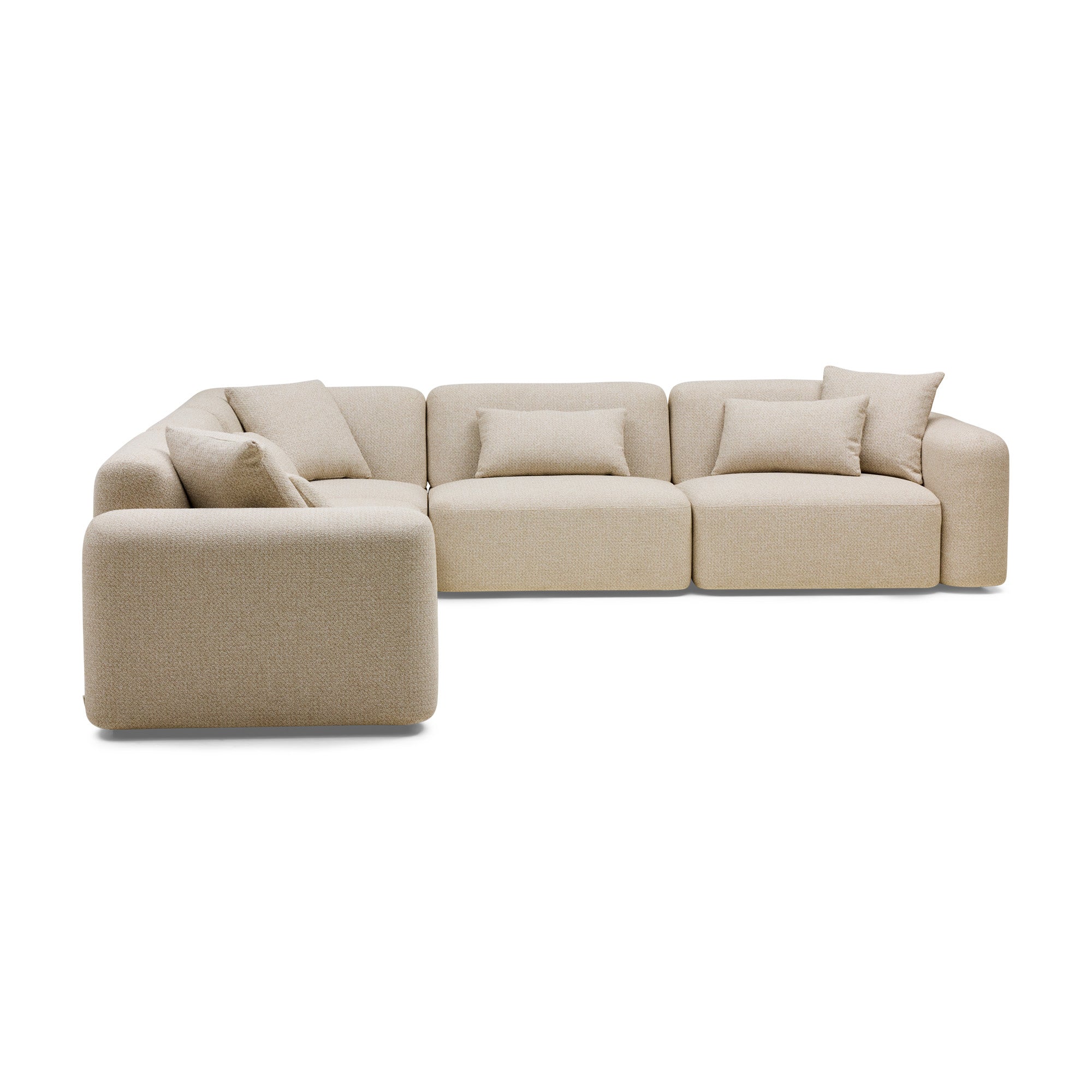 Pascal Modular Sofa Biscuit 5 Seat Corner