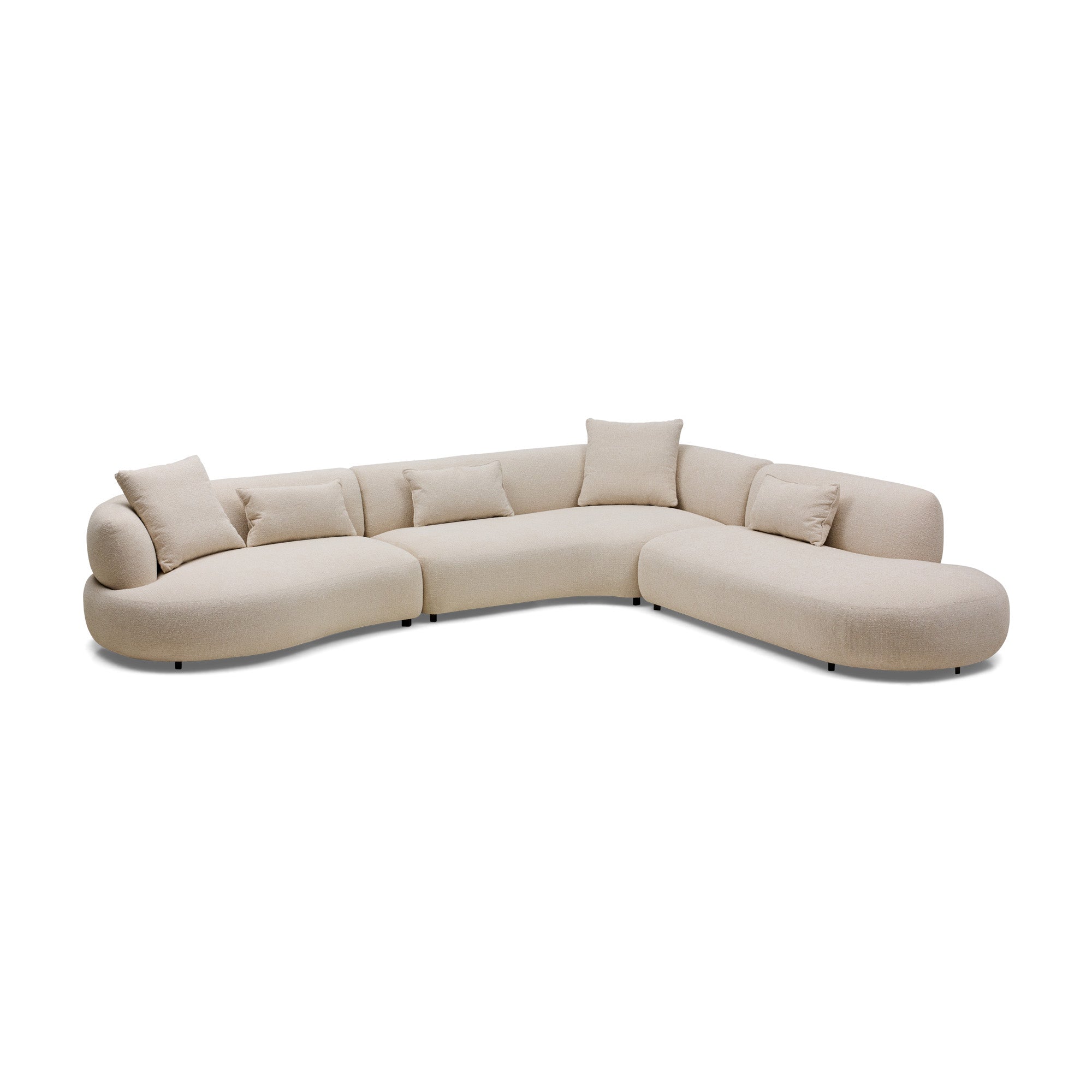 Beni Modular Sofa Right Chaise