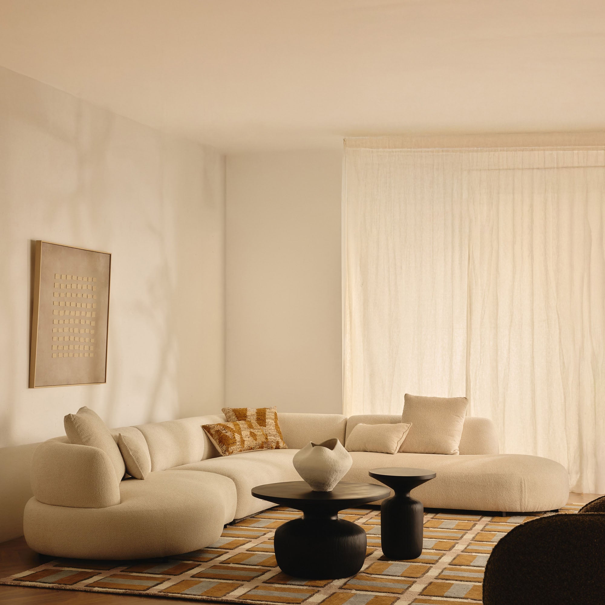 Beni Modular Sofa Right Chaise