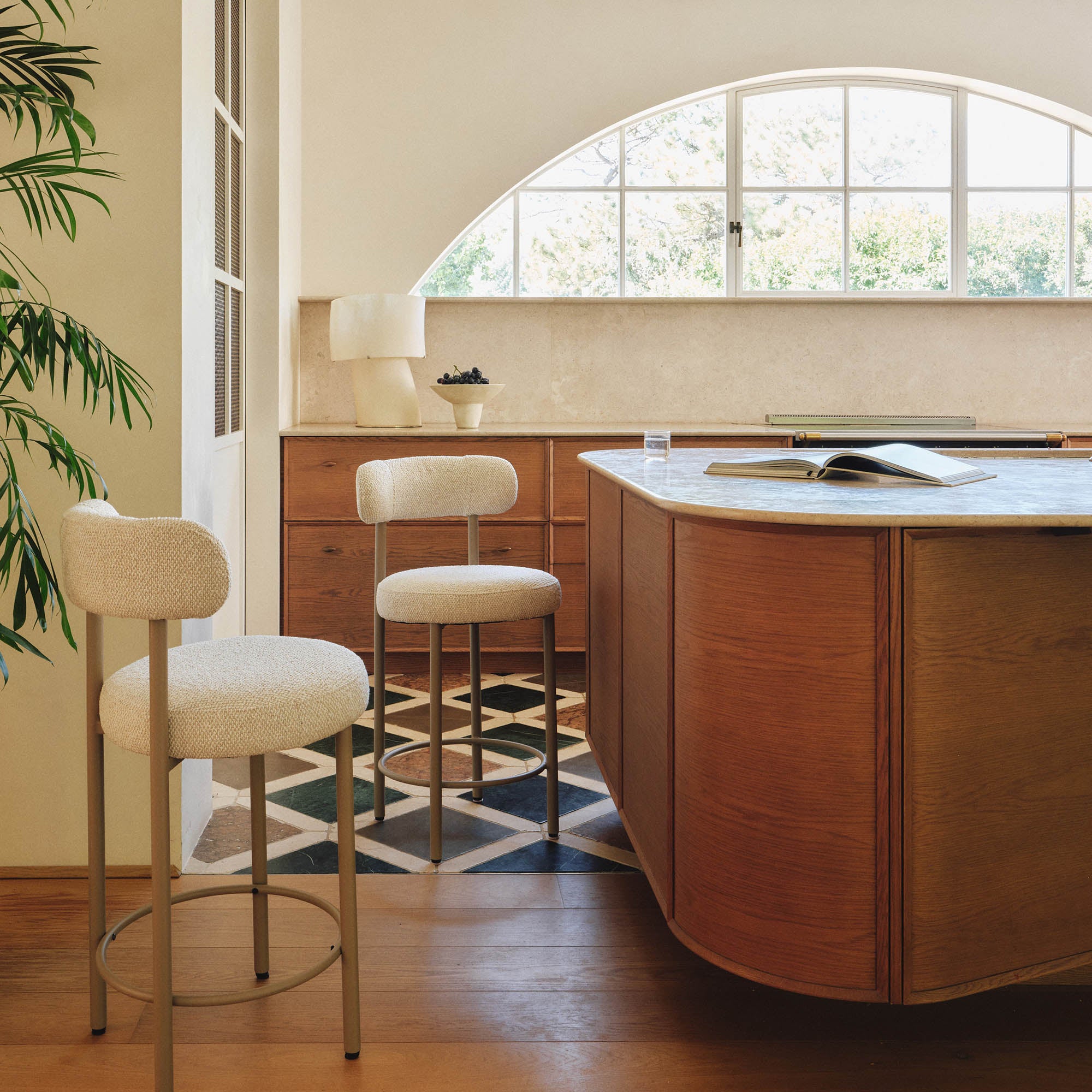 Franco Bar Stool Fog Taupe