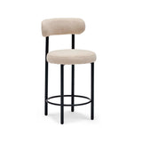 Franco Bar Stool Ivory Black