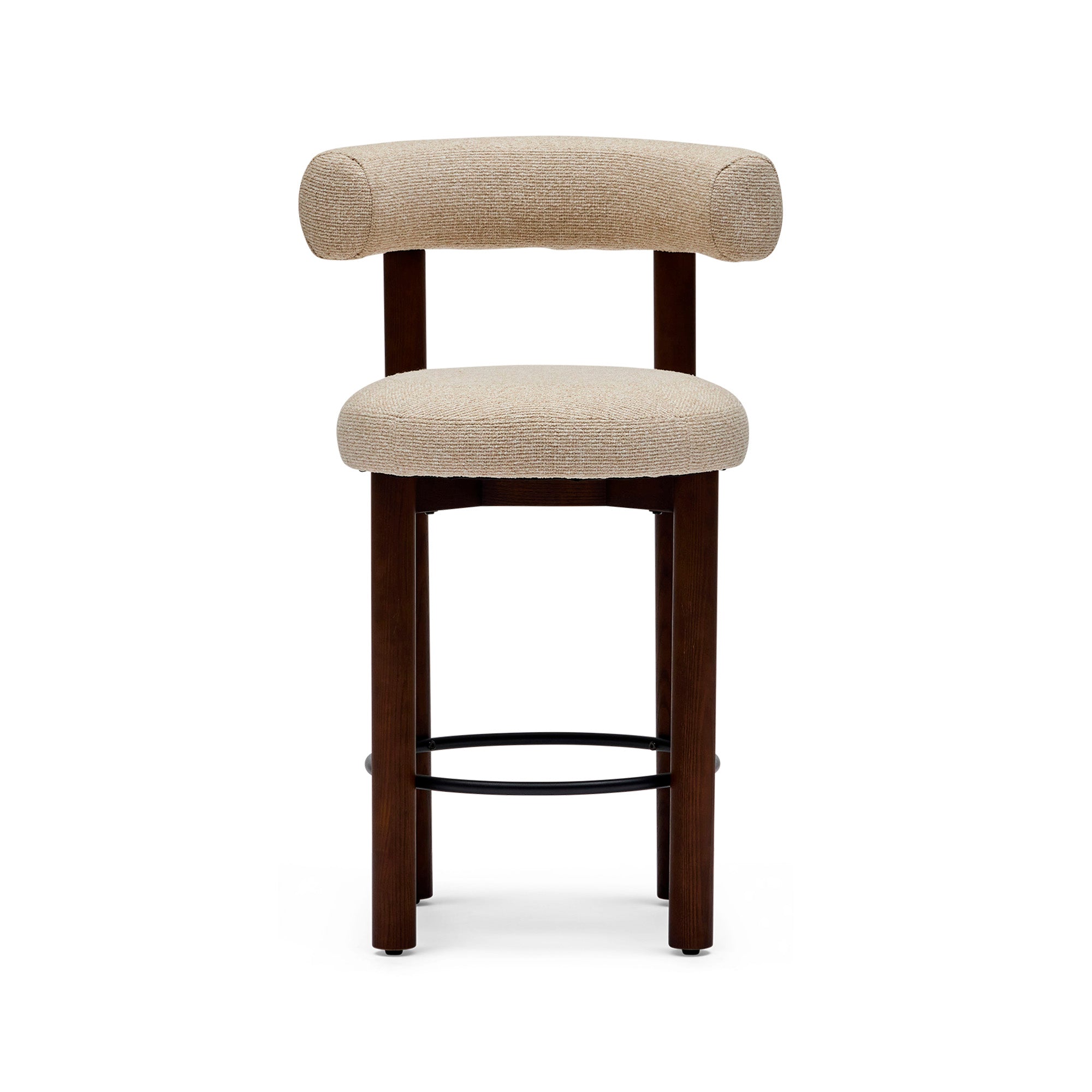 Rossi Bar Stool Biscotti Walnut