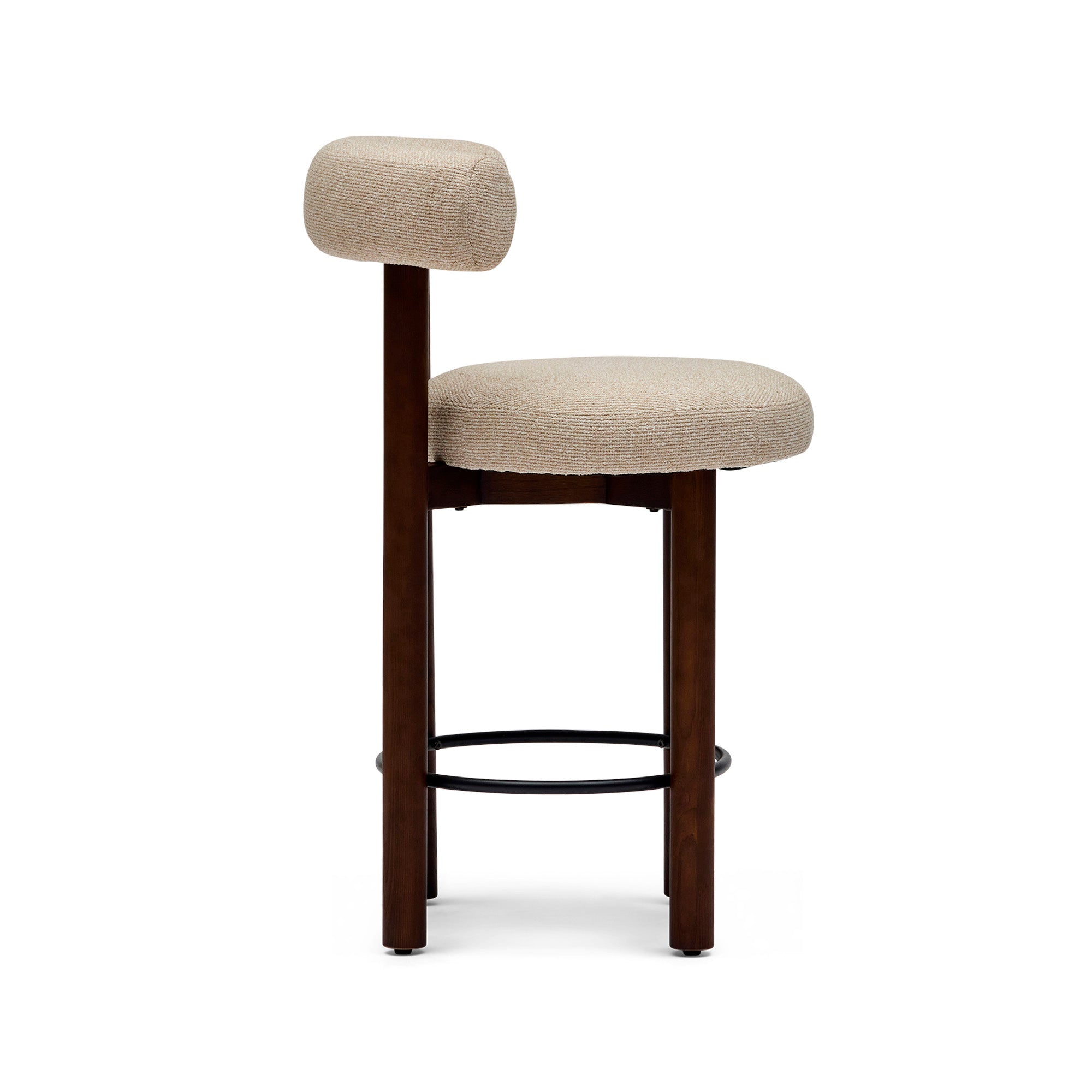 Rossi Bar Stool Biscotti Walnut