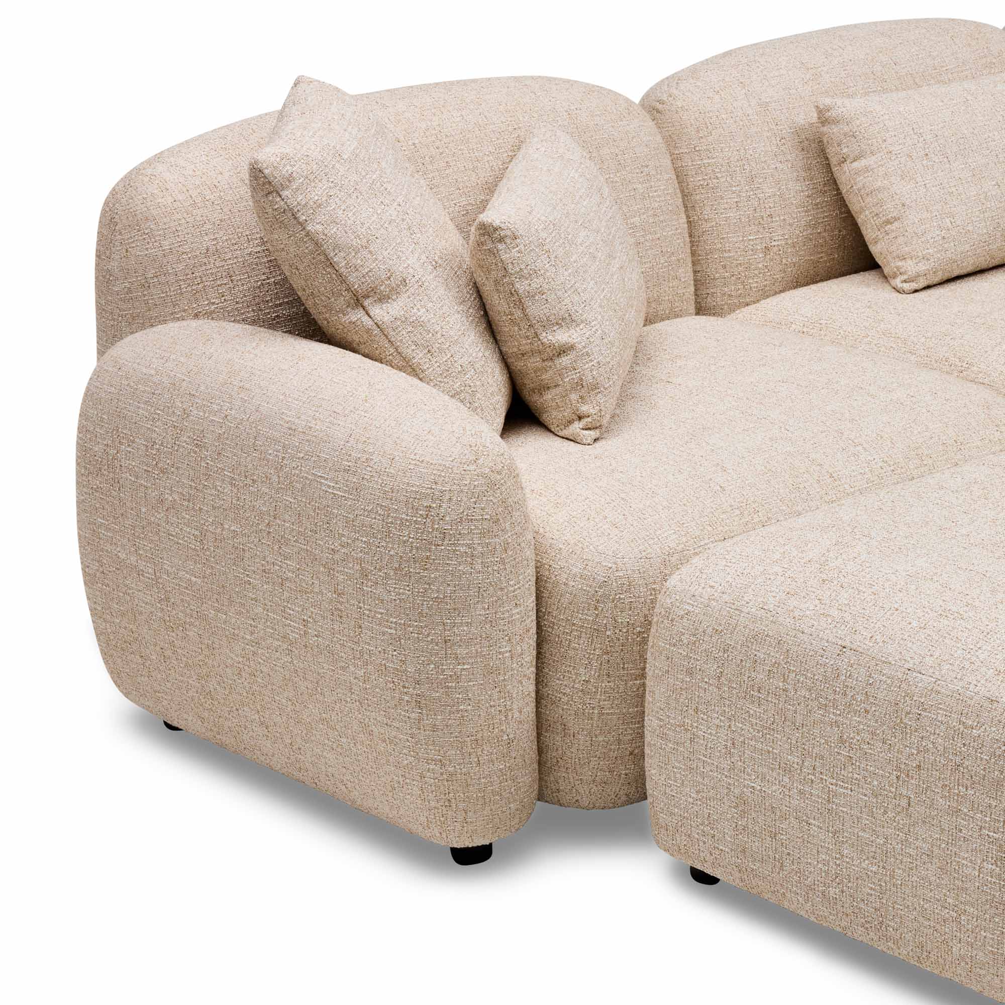 Kaia Modular Sofa 2 Seat with Ottoman
