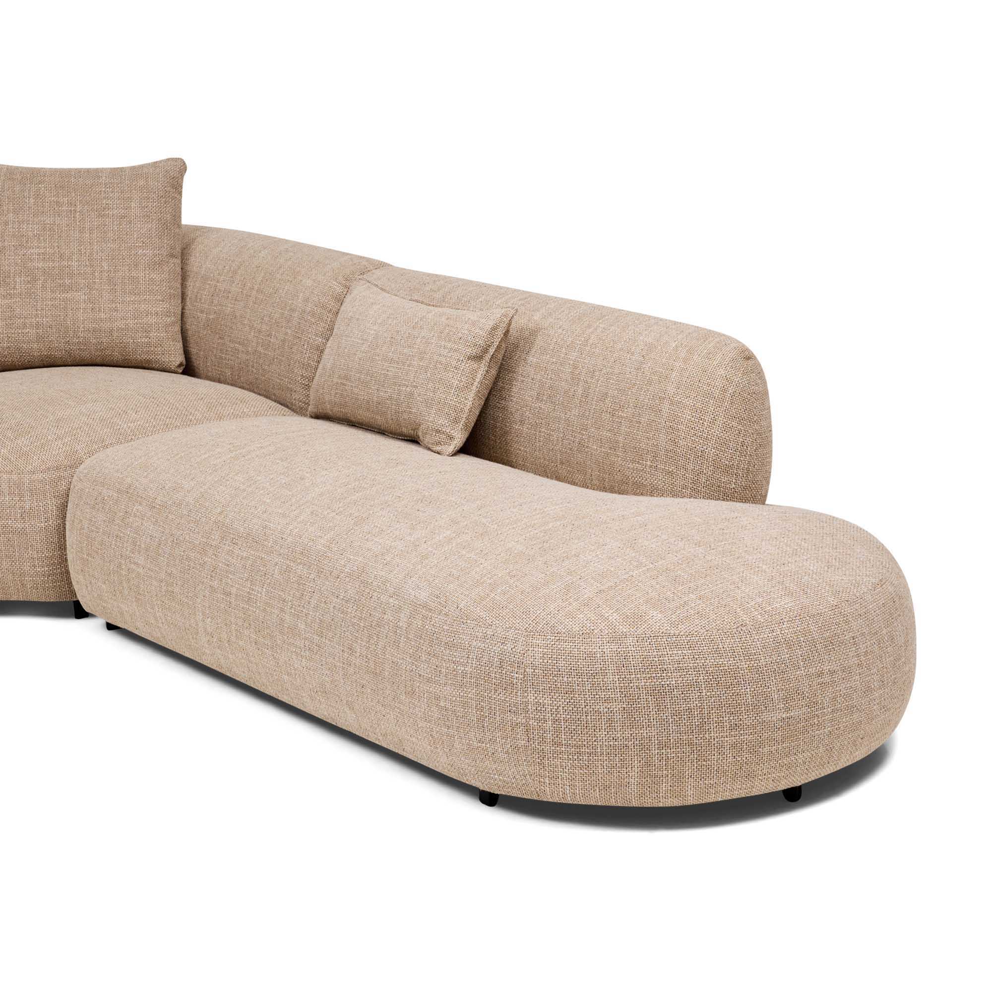 Beni Modular Sofa Right Chaise Claystone