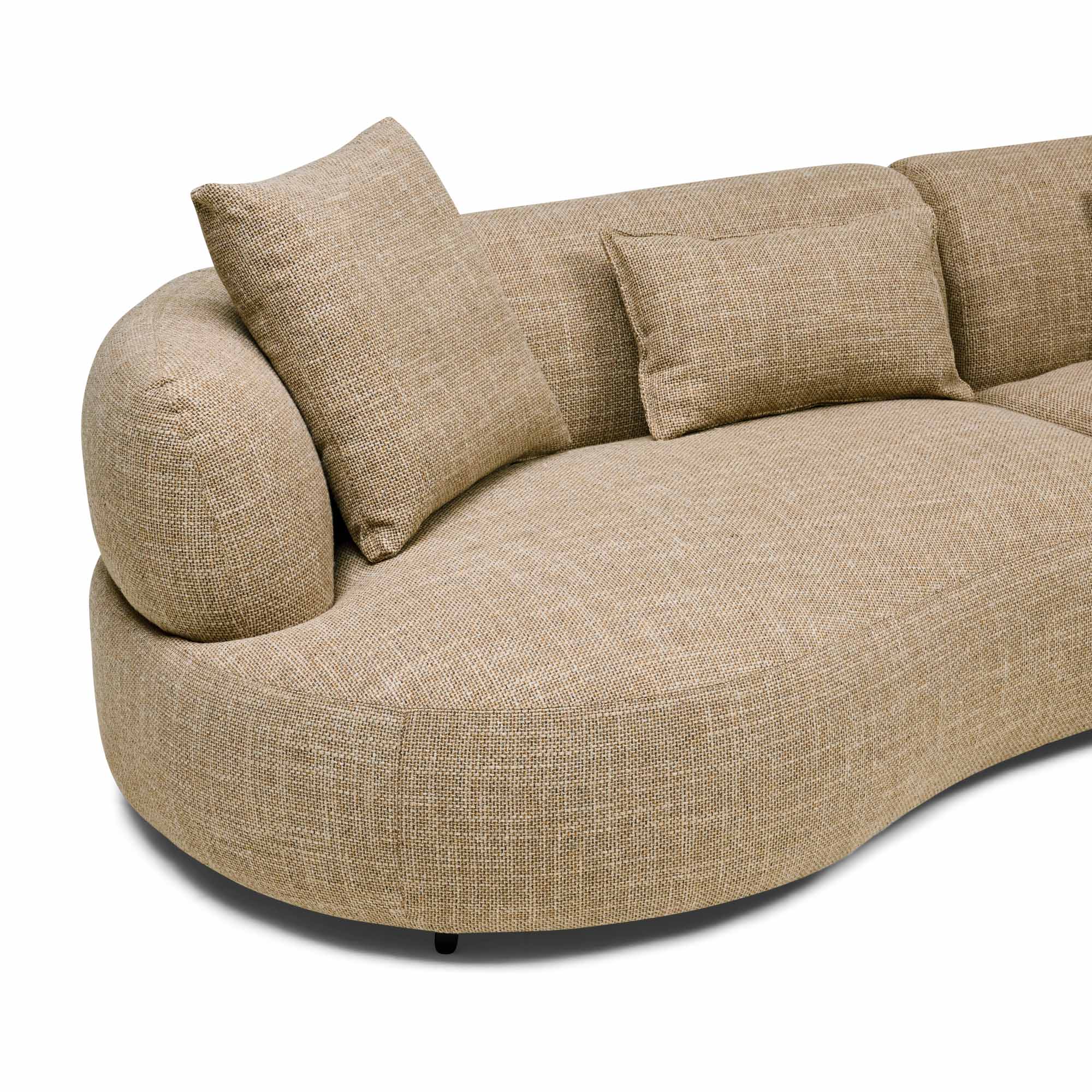 Beni Sectional Sofa Claystone Right Chaise