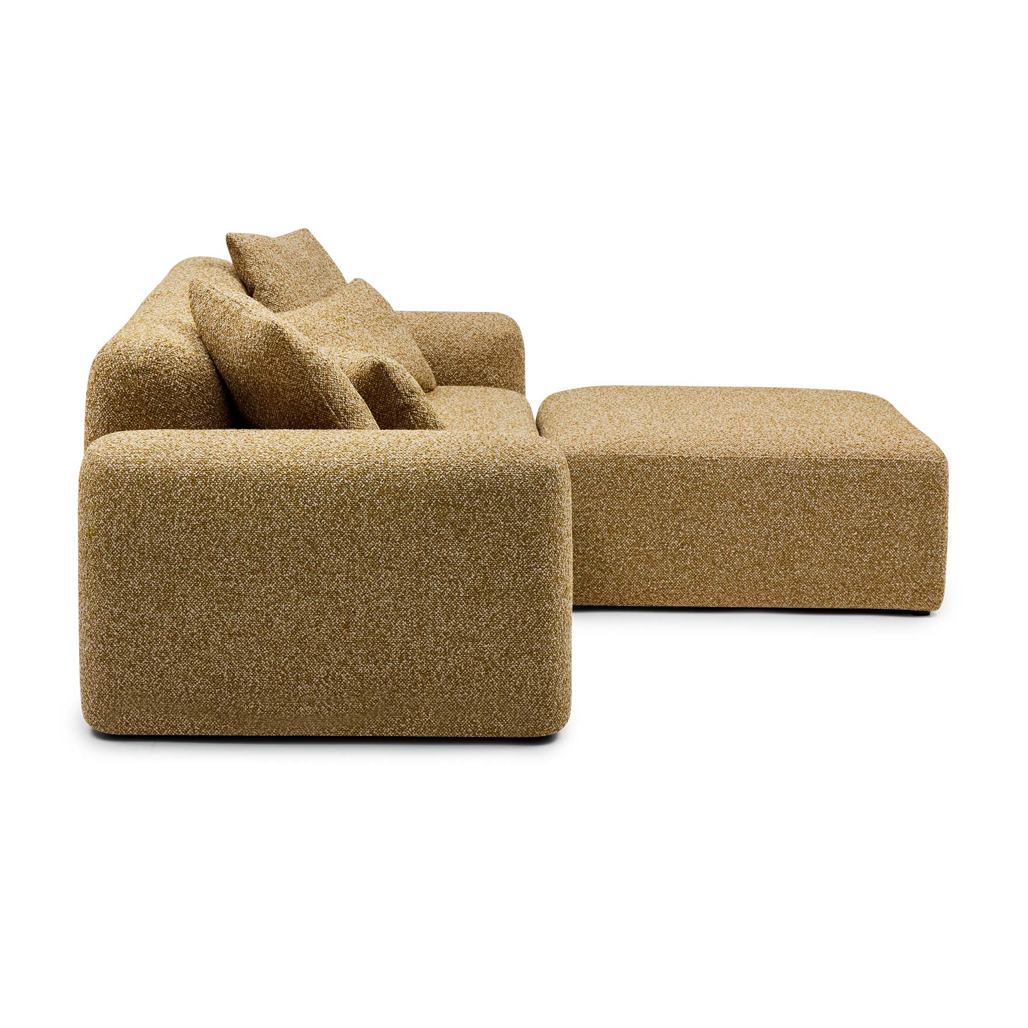 Paige Modular Sofa Dijon 2 Seat with Ottoman