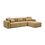 Paige Modular Sofa Dijon 3 Seat with Ottoman