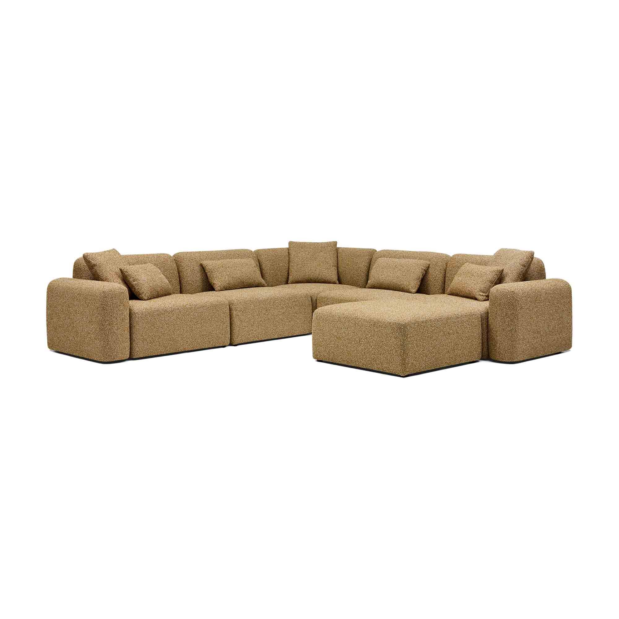 Paige Modular Sofa Dijon 5 Seat Corner