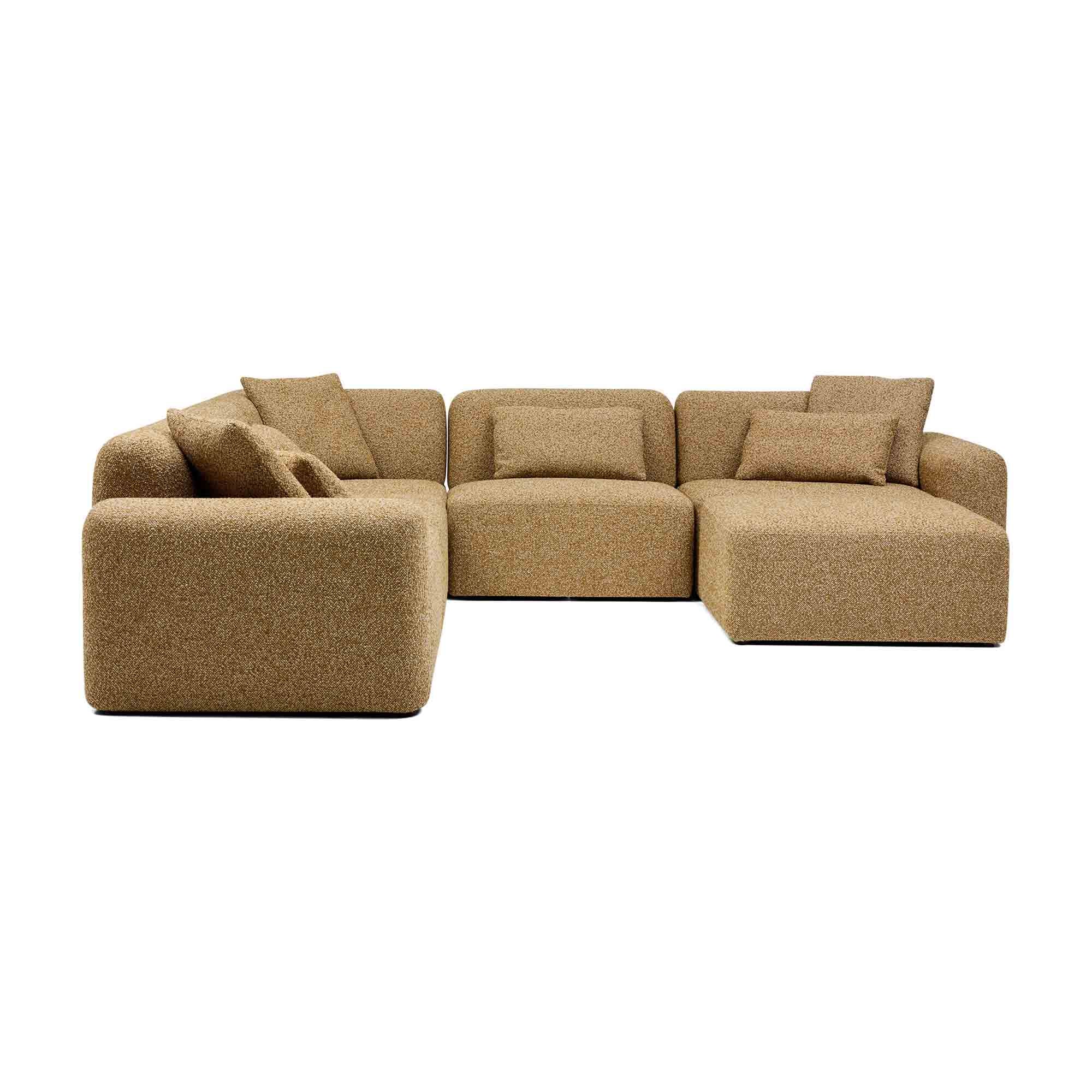 Paige Modular Sofa Dijon 5 Seat Corner