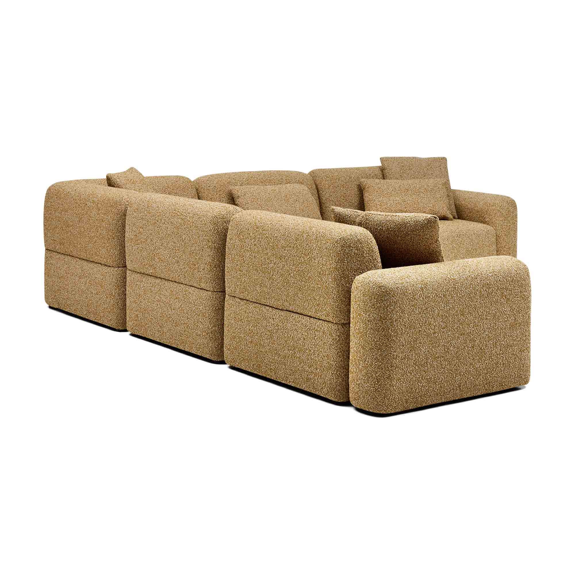 Paige Modular Sofa Dijon 5 Seat Corner