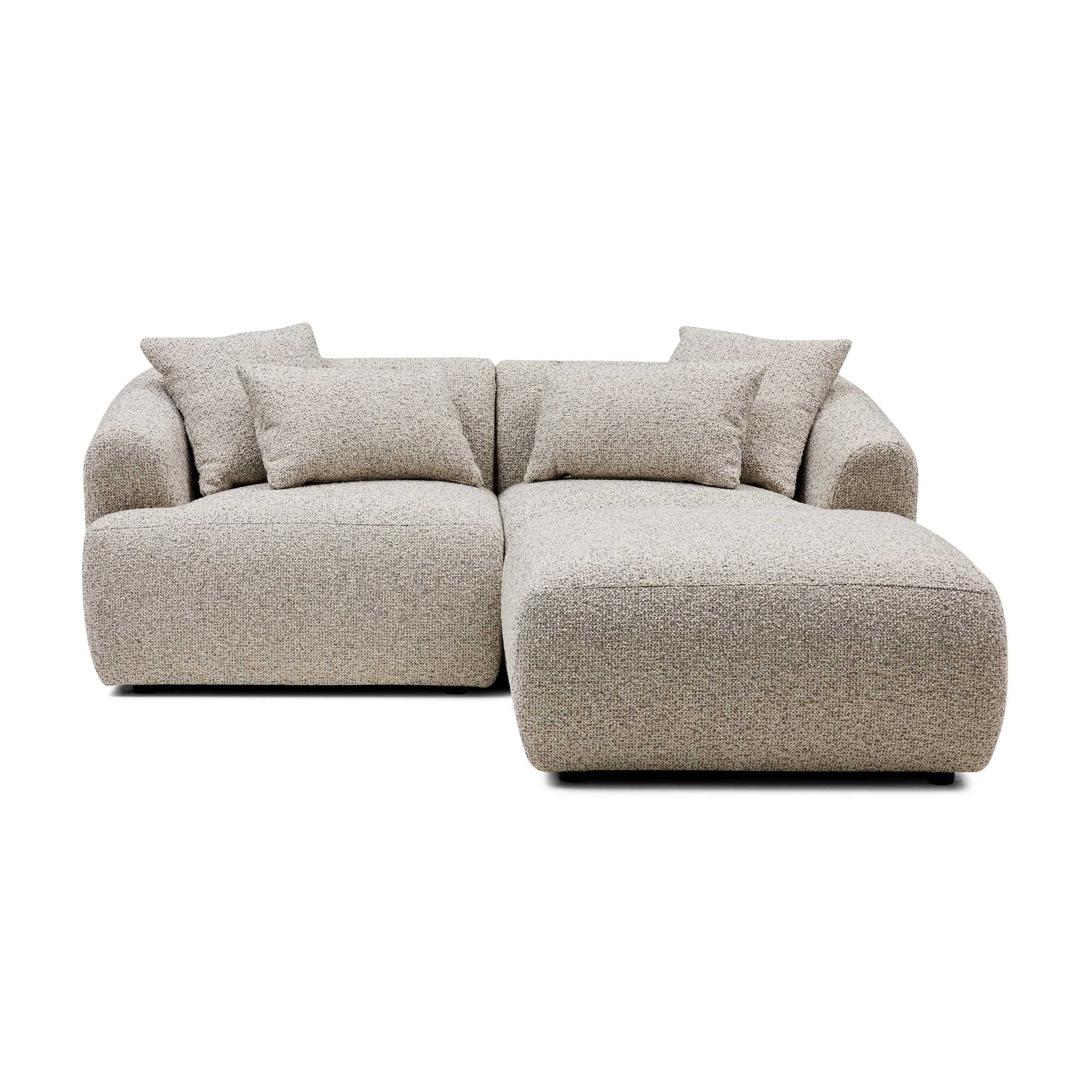 Harris Modular Sofa Moonstone 2 Seat with Ottoman