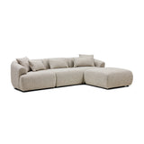 Harris Modular Sofa Moonstone 3 Seat with Ottoman