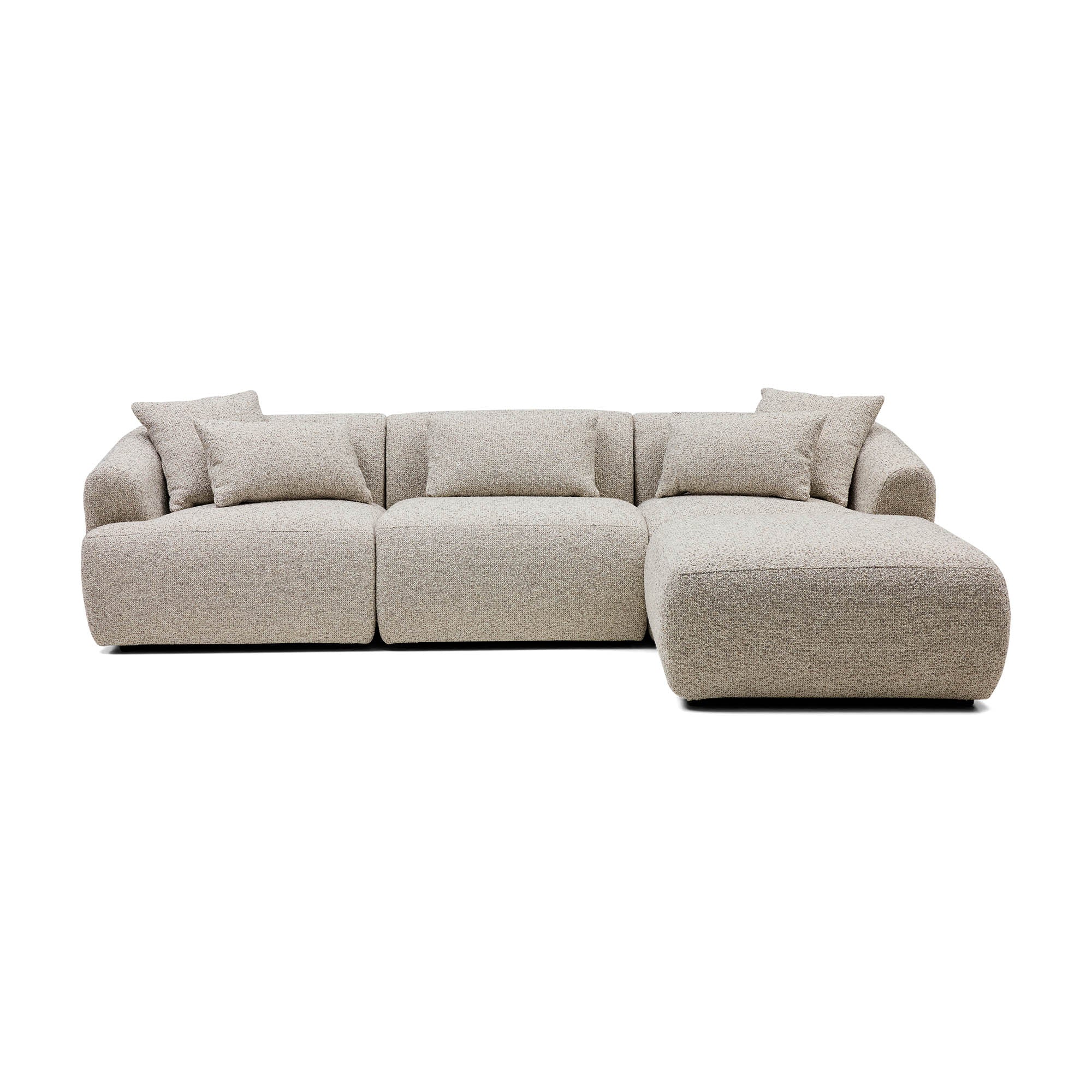 Harris Modular Sofa Moonstone 3 Seat with Ottoman