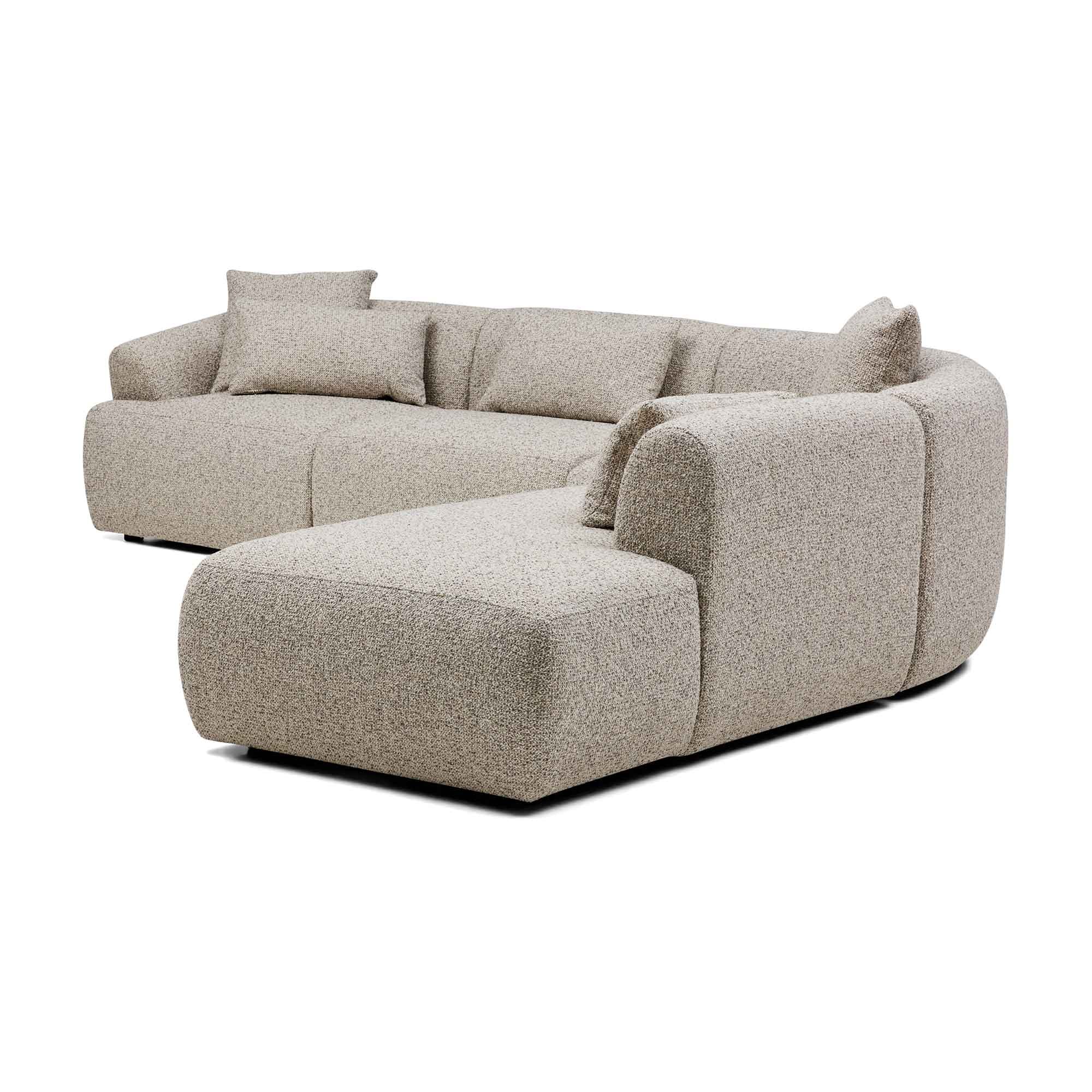 Harris Modular Sofa Moonstone 4 Seat Right Chaise
