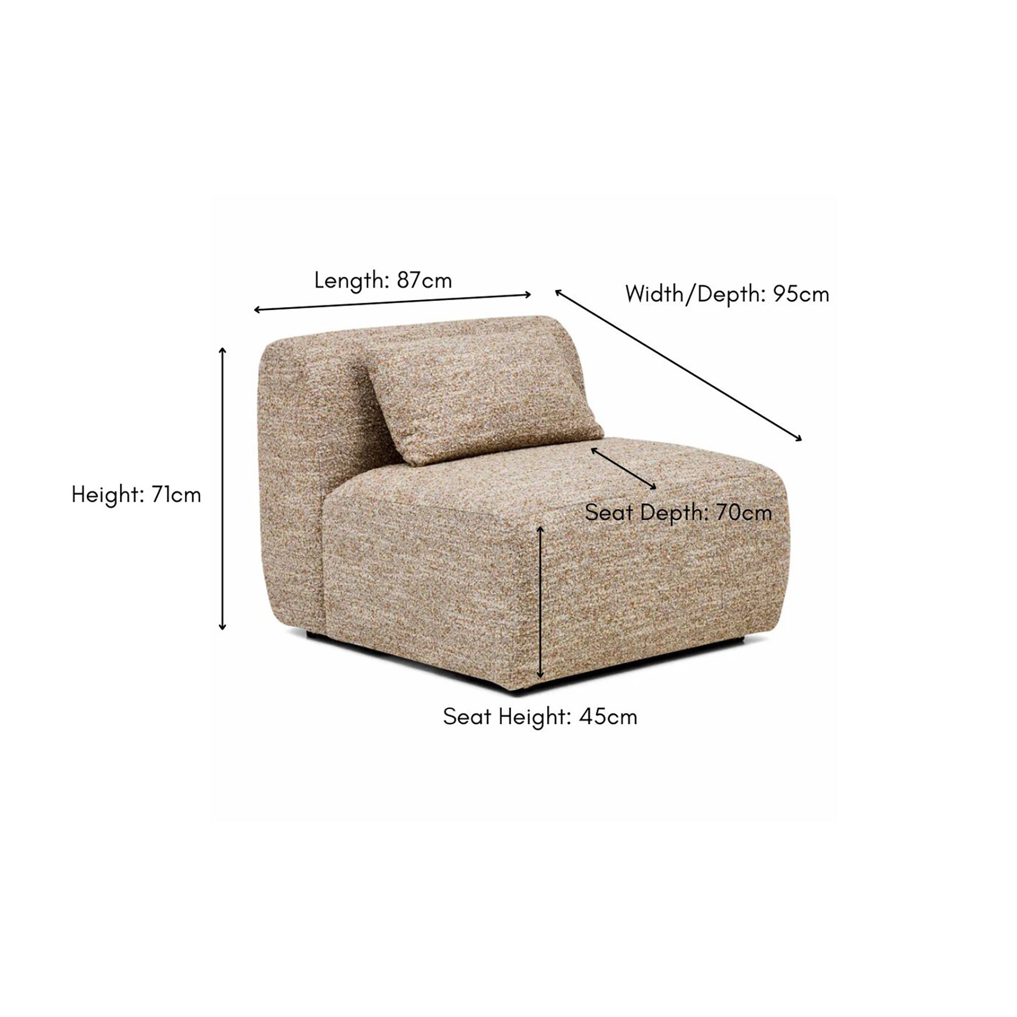 Harris Sofa Chair Desert