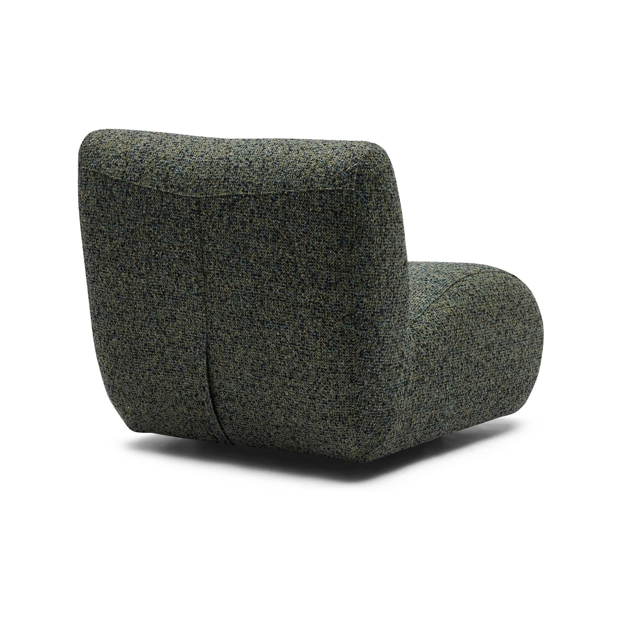 Twill Swivel Chair Pine