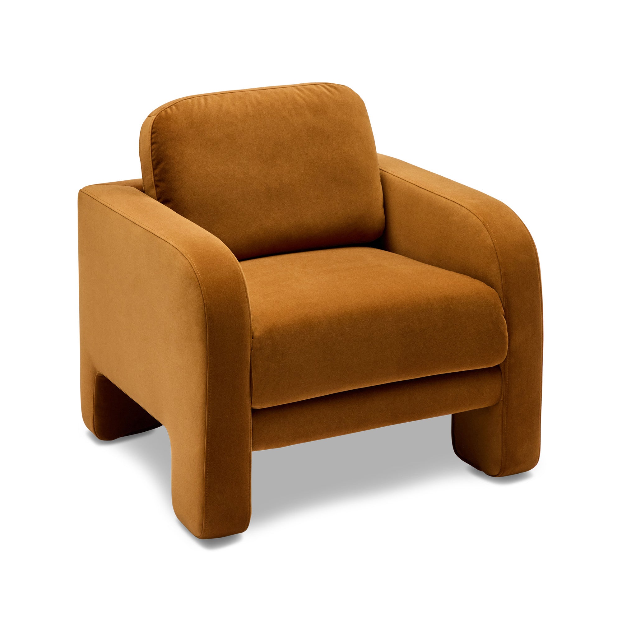 Adele Chair Chestnut Velvet