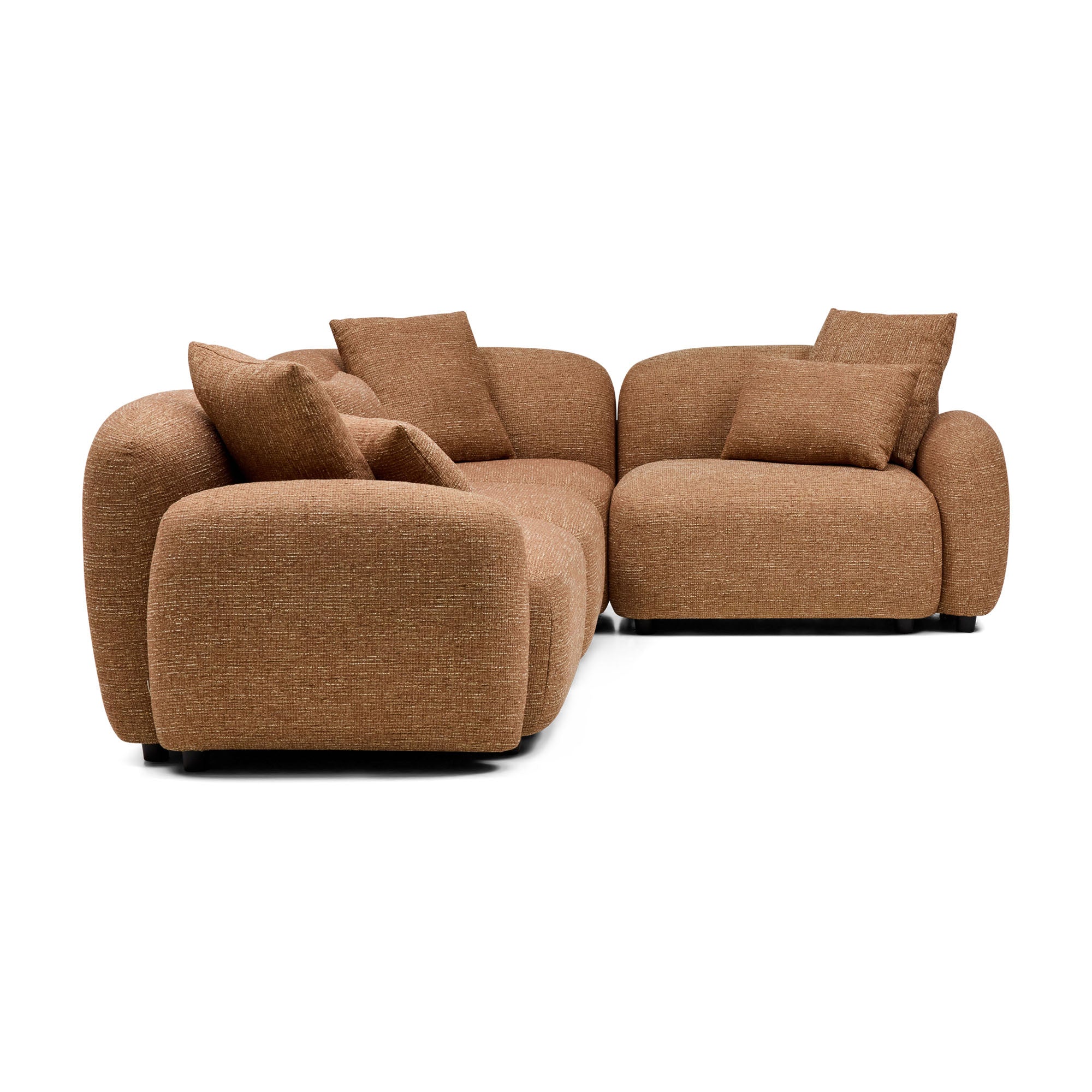 Kaia Modular Sofa Hazelnut 4 Seat Corner