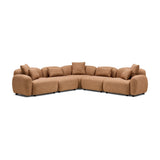 Kaia Modular Sofa Hazelnut 5 Seat Corner