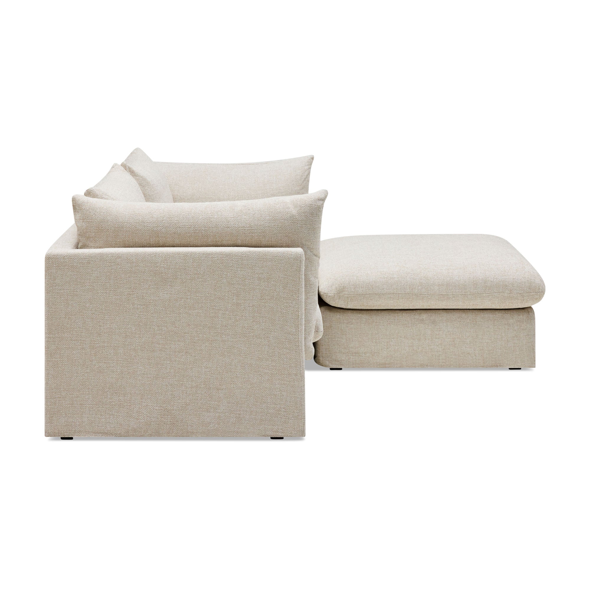 Mia Modular Sofa Dune 2 Seat with Ottoman
