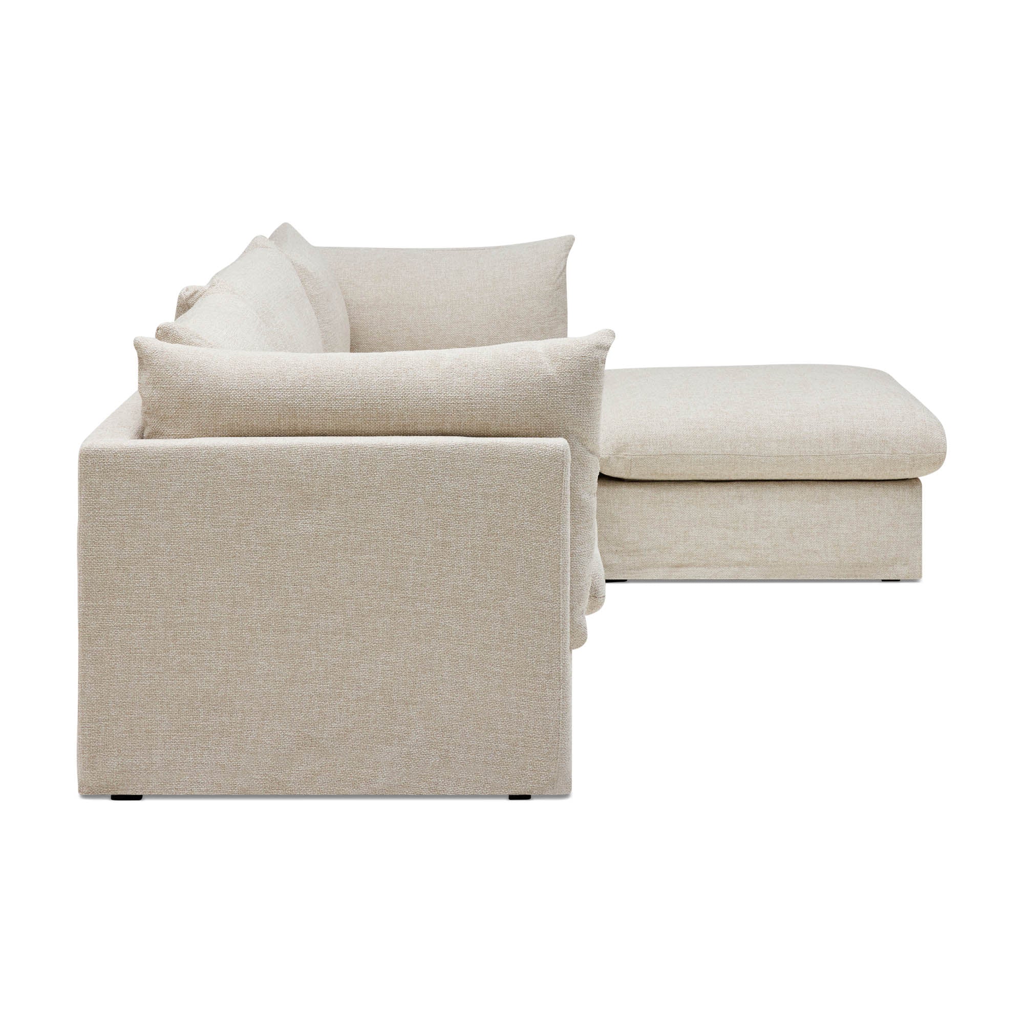 Mia Modular Sofa Dune 3 Seat with Ottoman