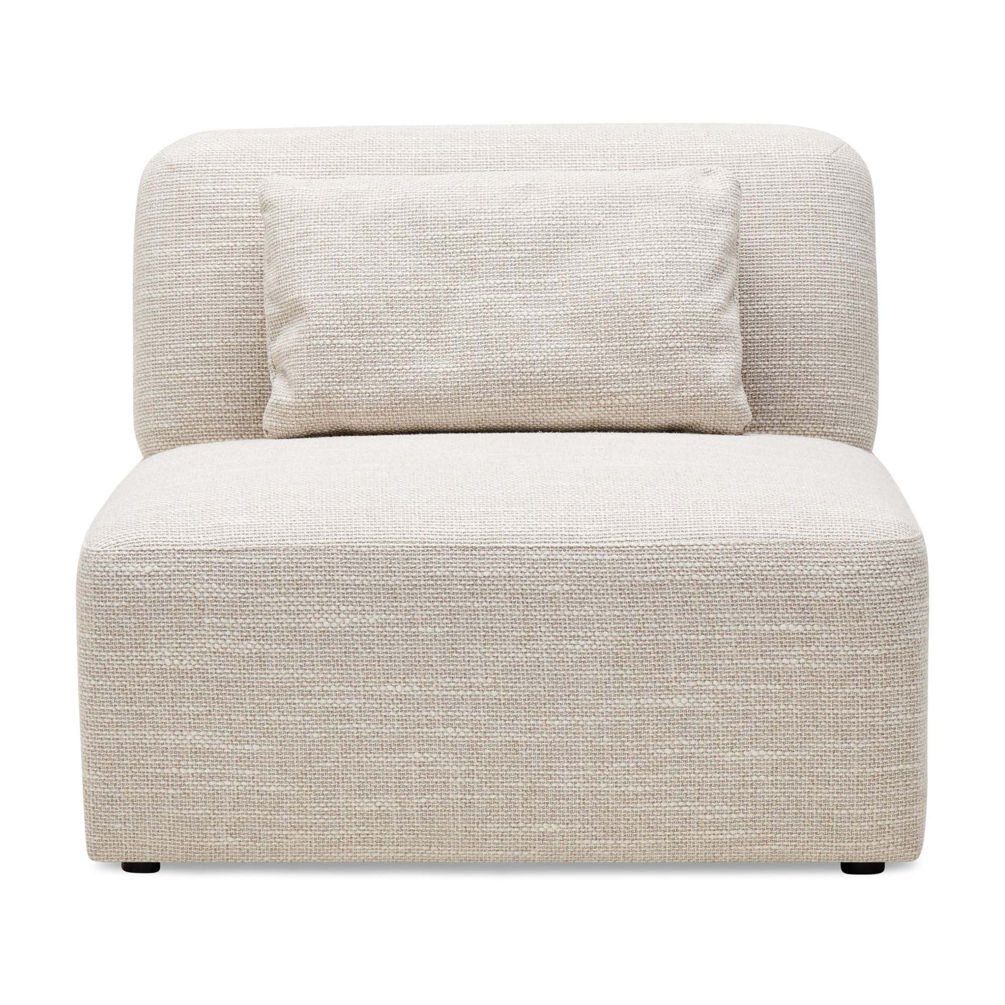 Paige Modular Sofa Chair Oyster Weave