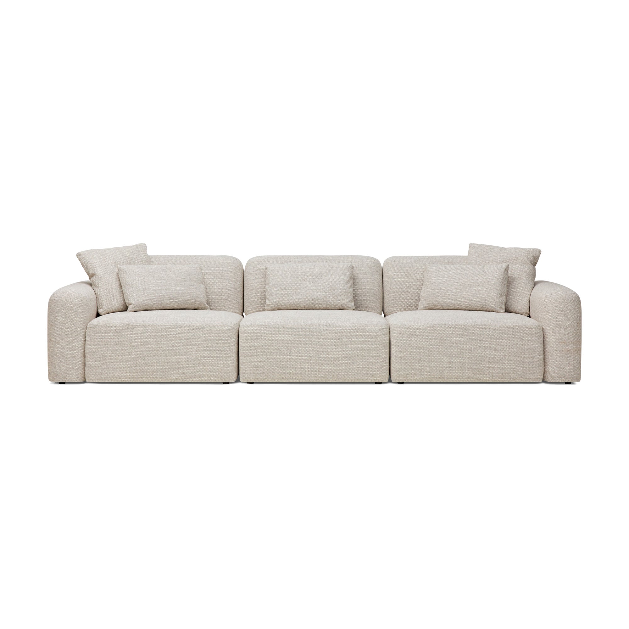 Paige Modular Sofa Oyster Weave 3 Seat