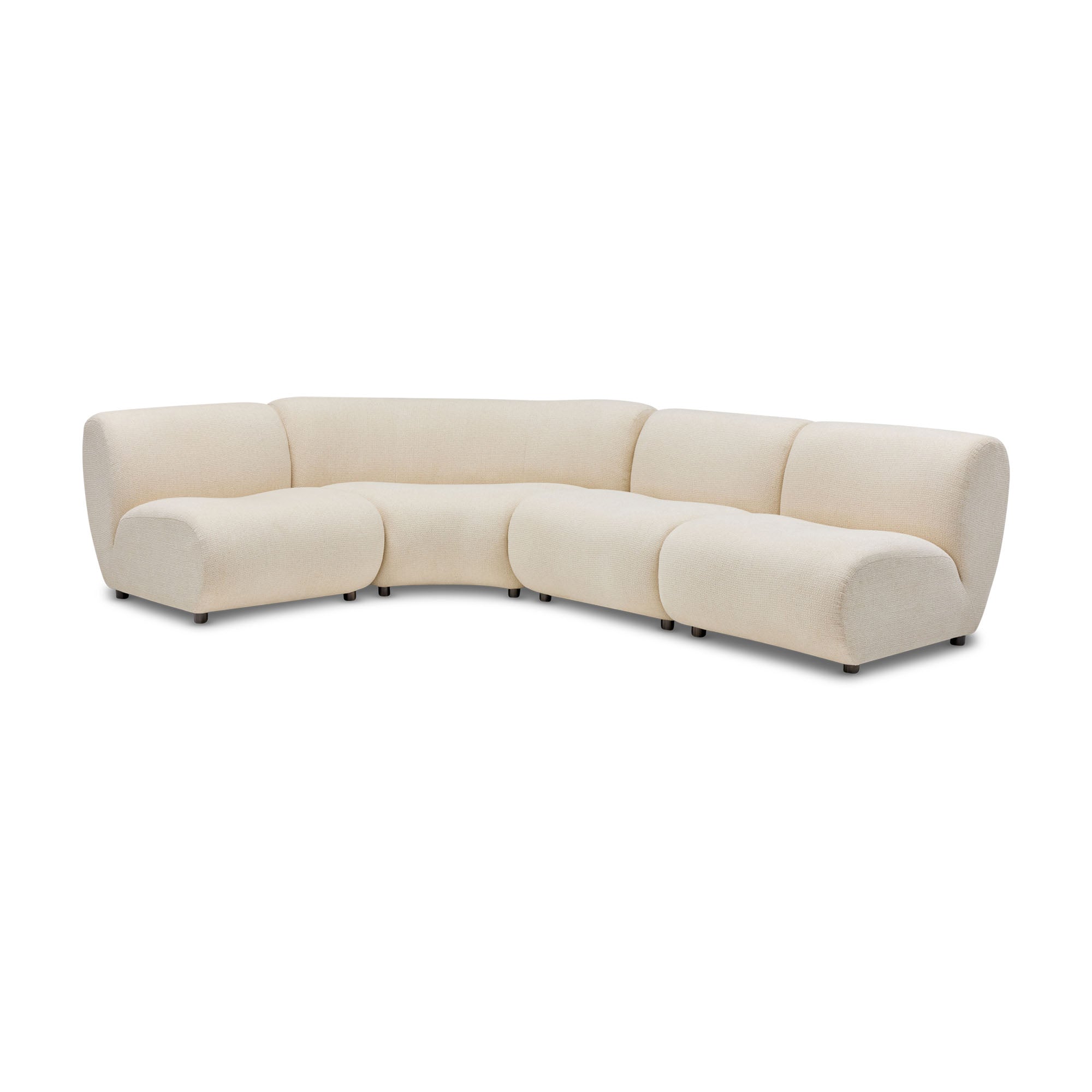 Casen Modular Sofa 4 Seat Corner Clotted Cream