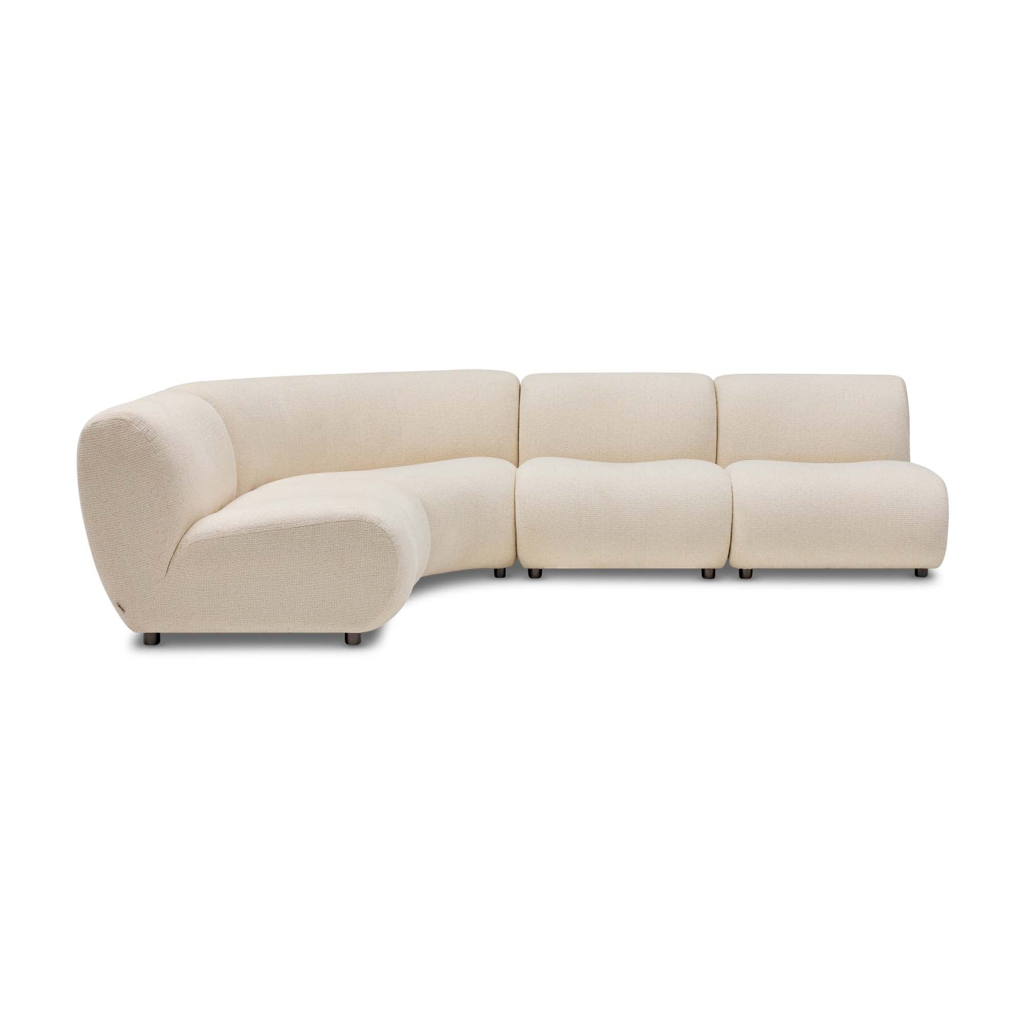 Casen Modular Sofa 4 Seat Corner Clotted Cream