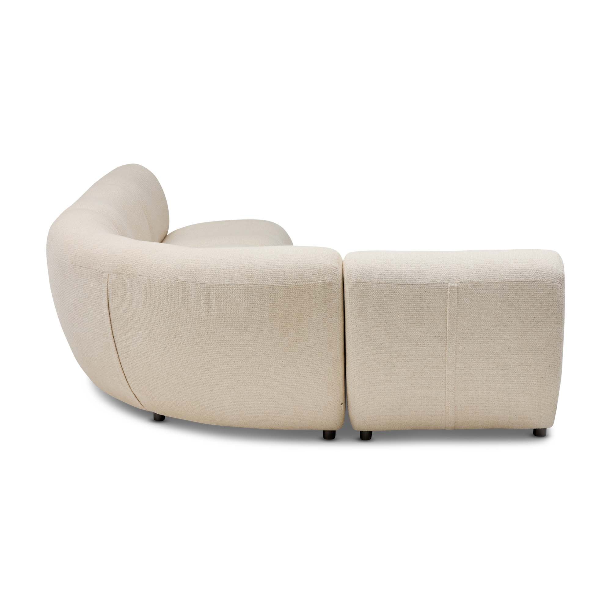 Casen Modular Sofa 4 Seat Corner Clotted Cream