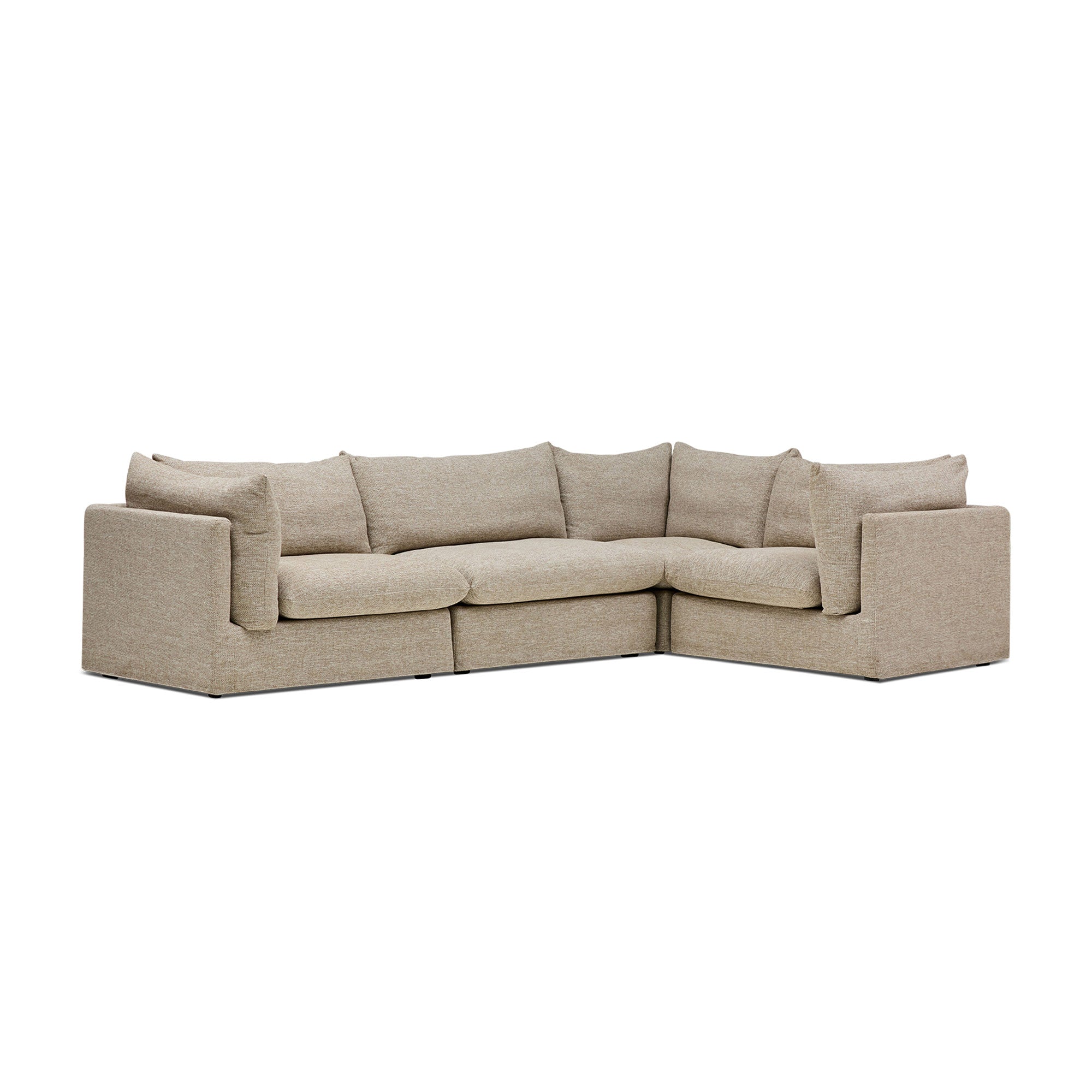 Mia Modular Sofa Husk 4 Seat Corner