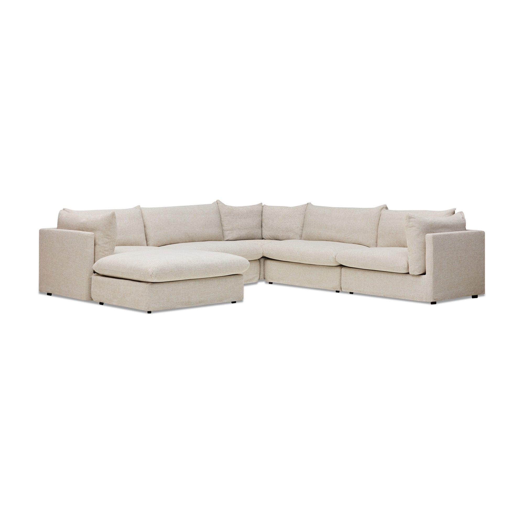 Mia Modular Sofa Dune 5 Seat Corner