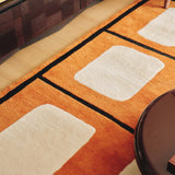 Esme Rug Orange Black 200 x 280