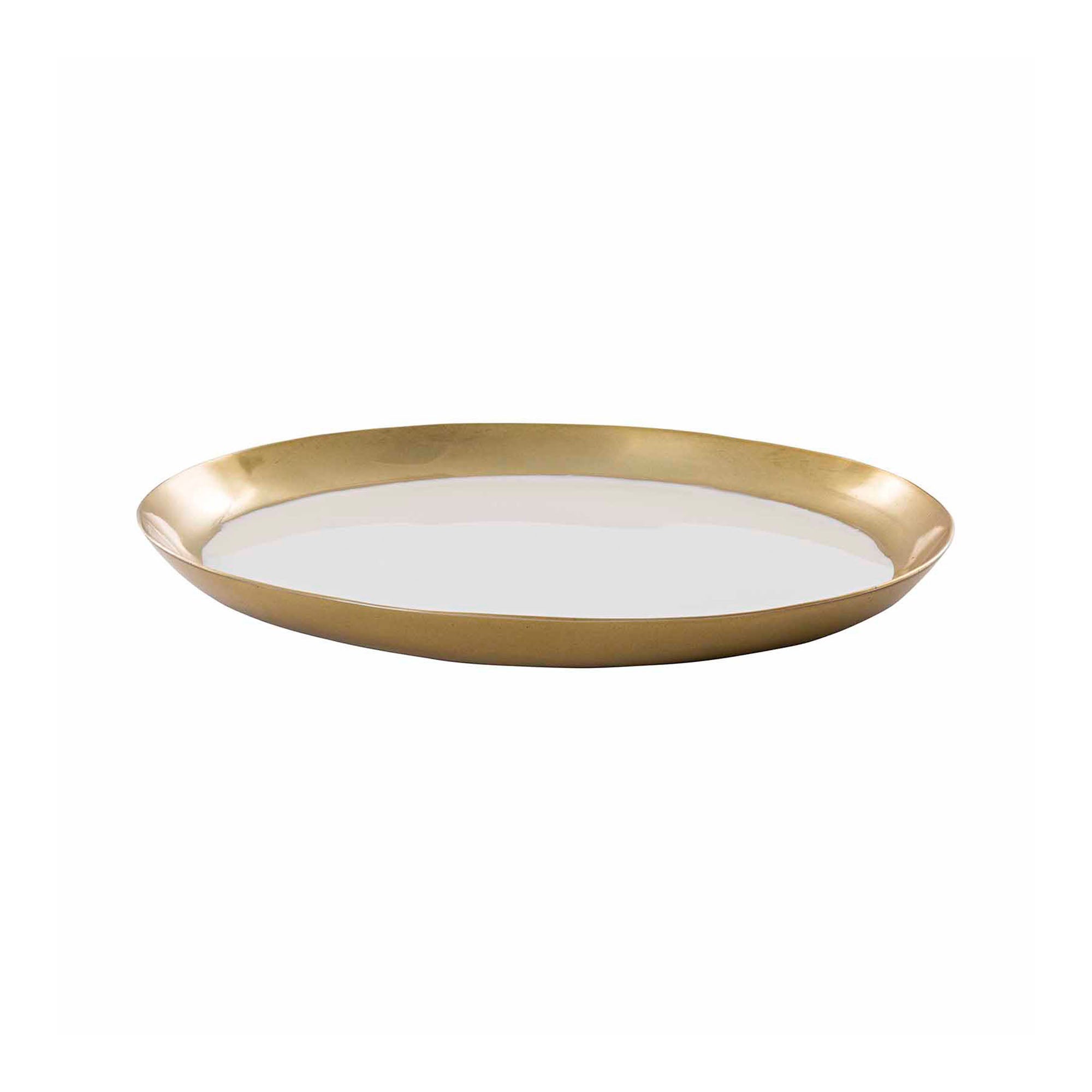 Almina Enamel Oval Tray