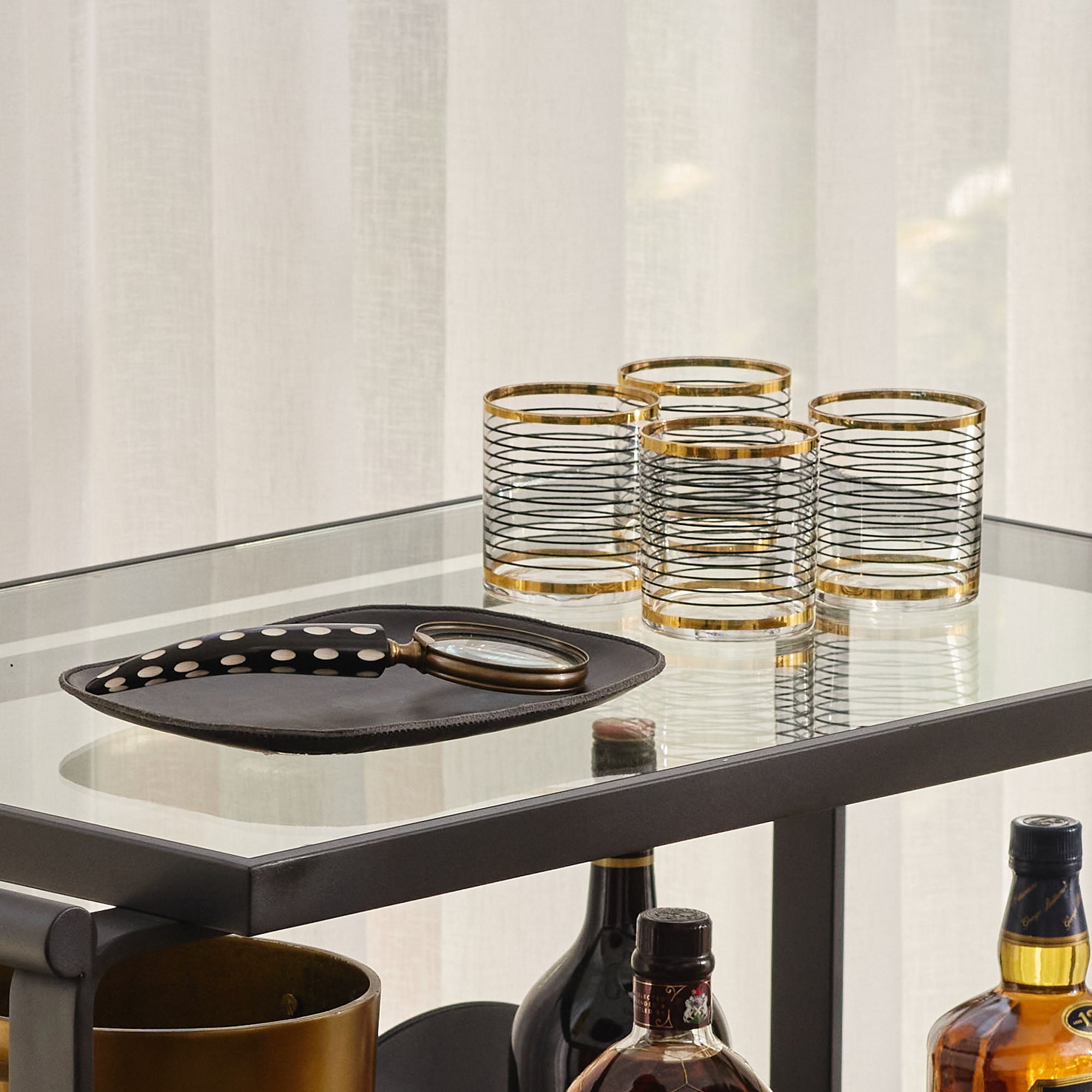 Giles Valet Tray Black