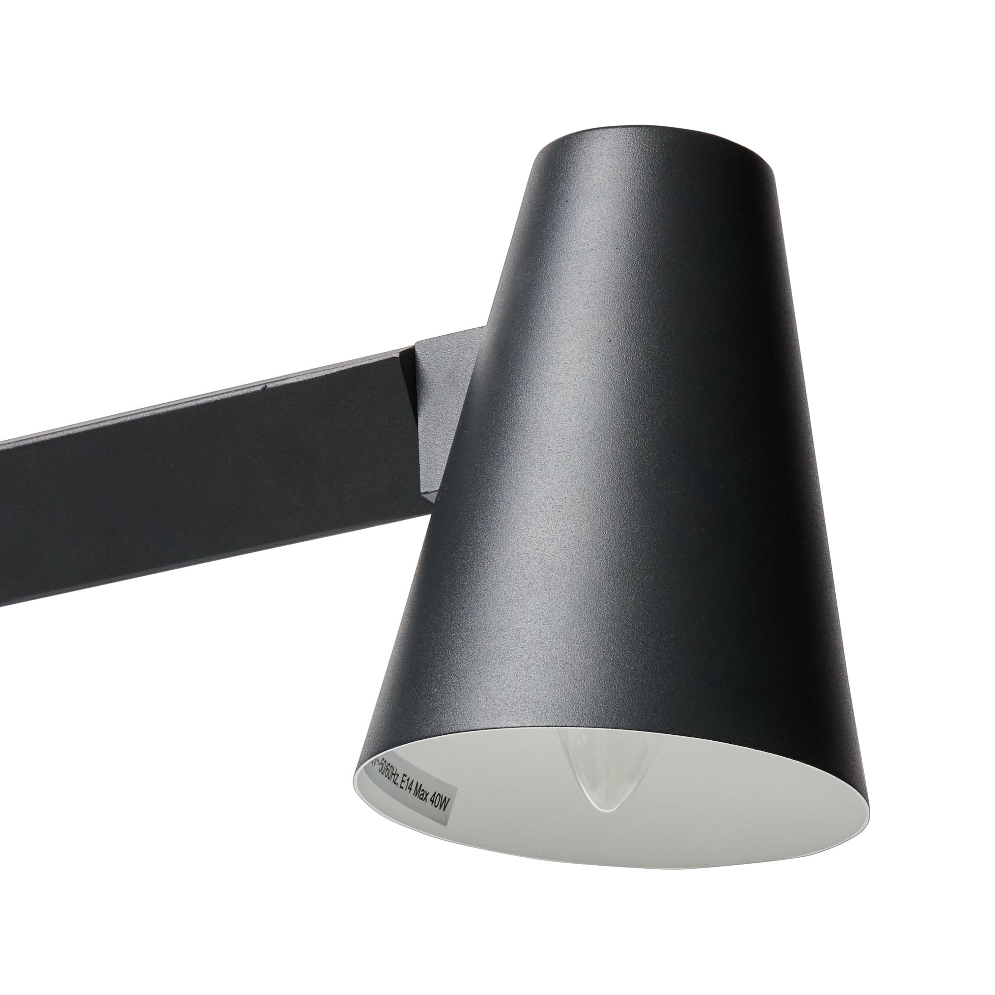 Tilt Table Lamp Black