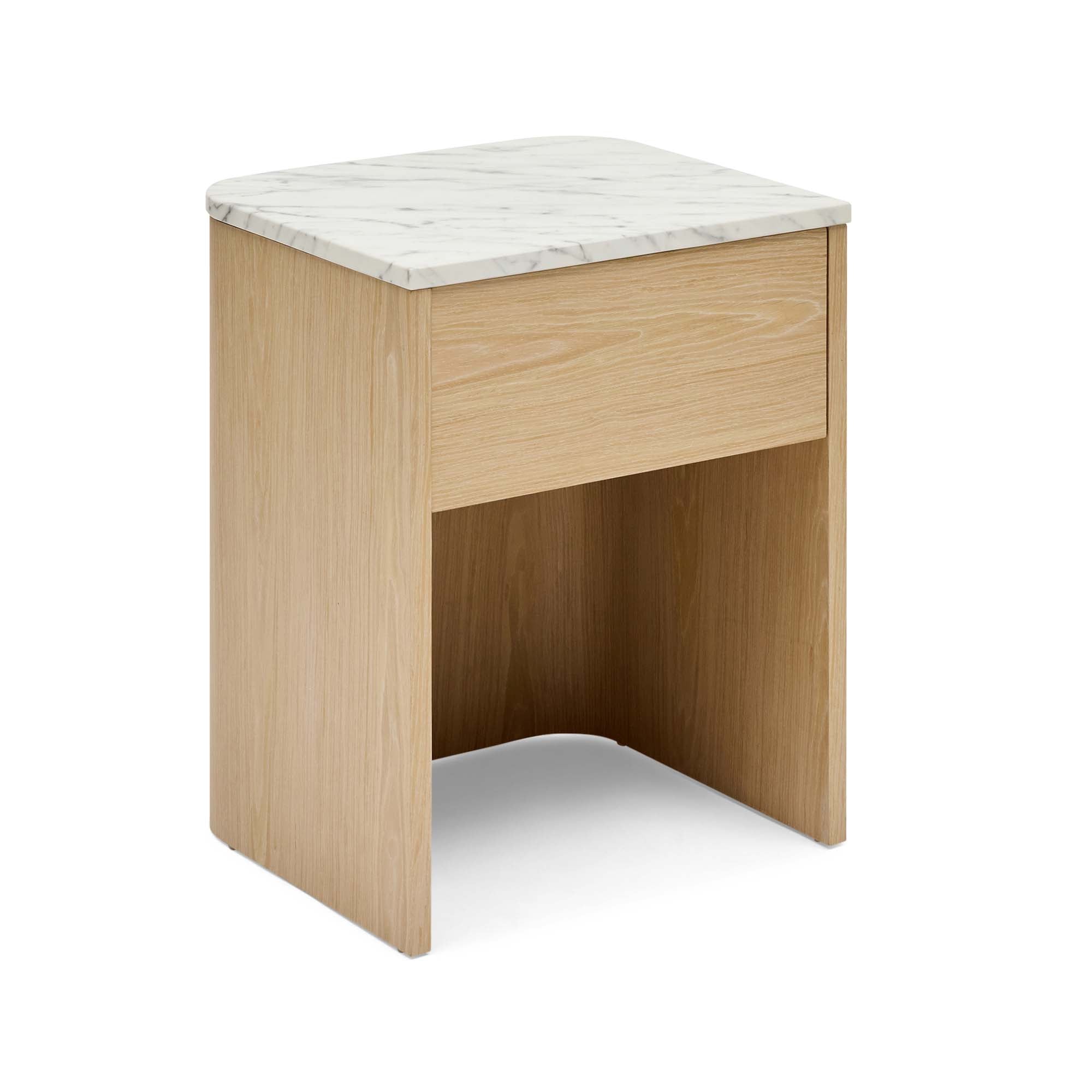 Lola Bedside Blonde Carrara Marble
