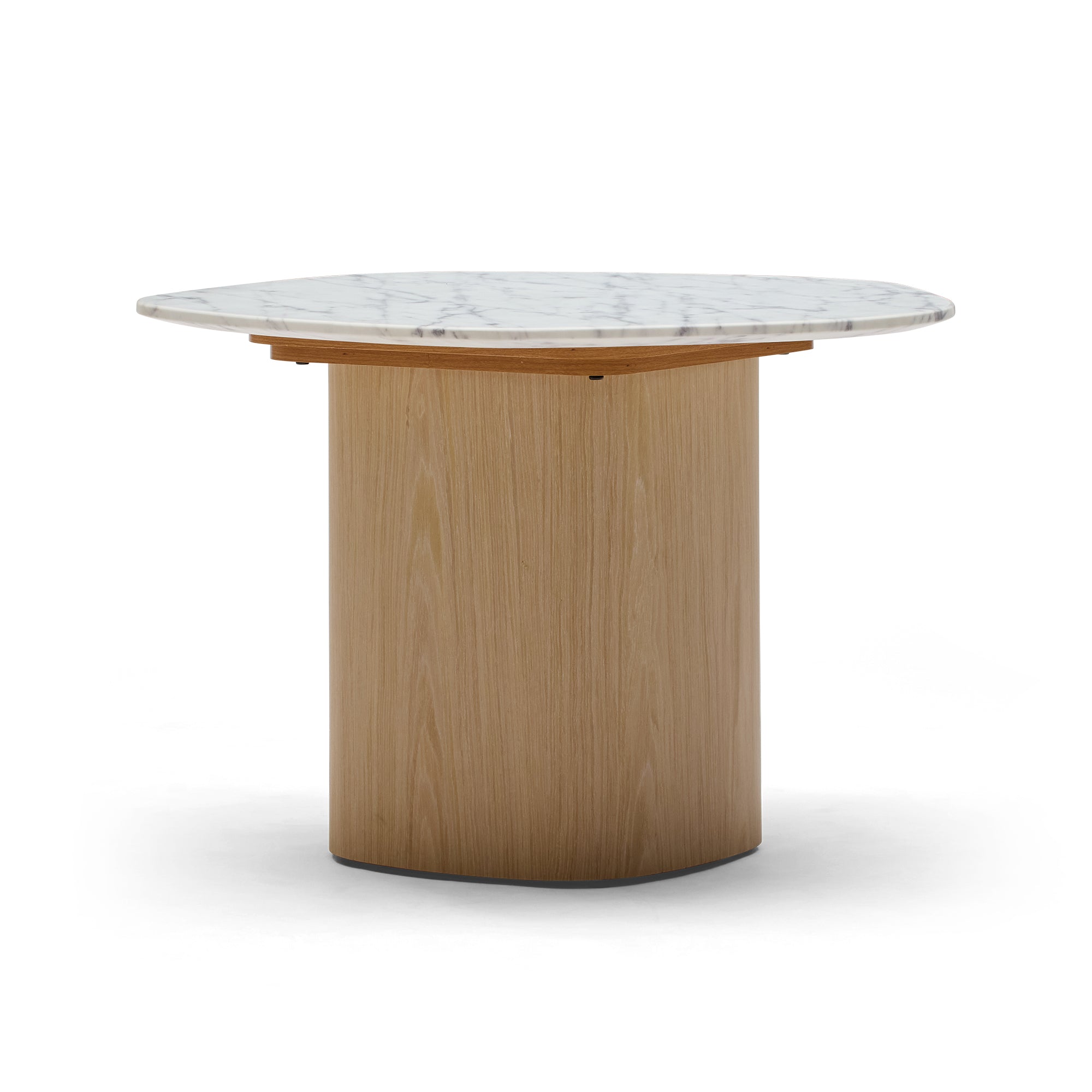 Lola Side Table Blonde Carrara Marble
