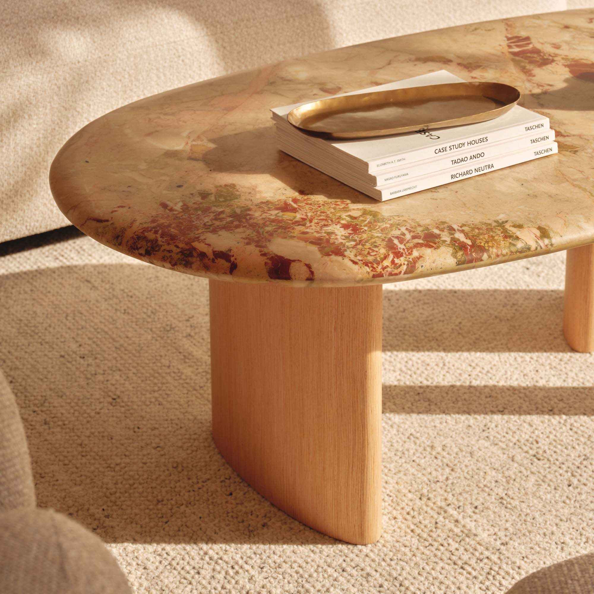 Hallie Coffee Table Aurora Marble