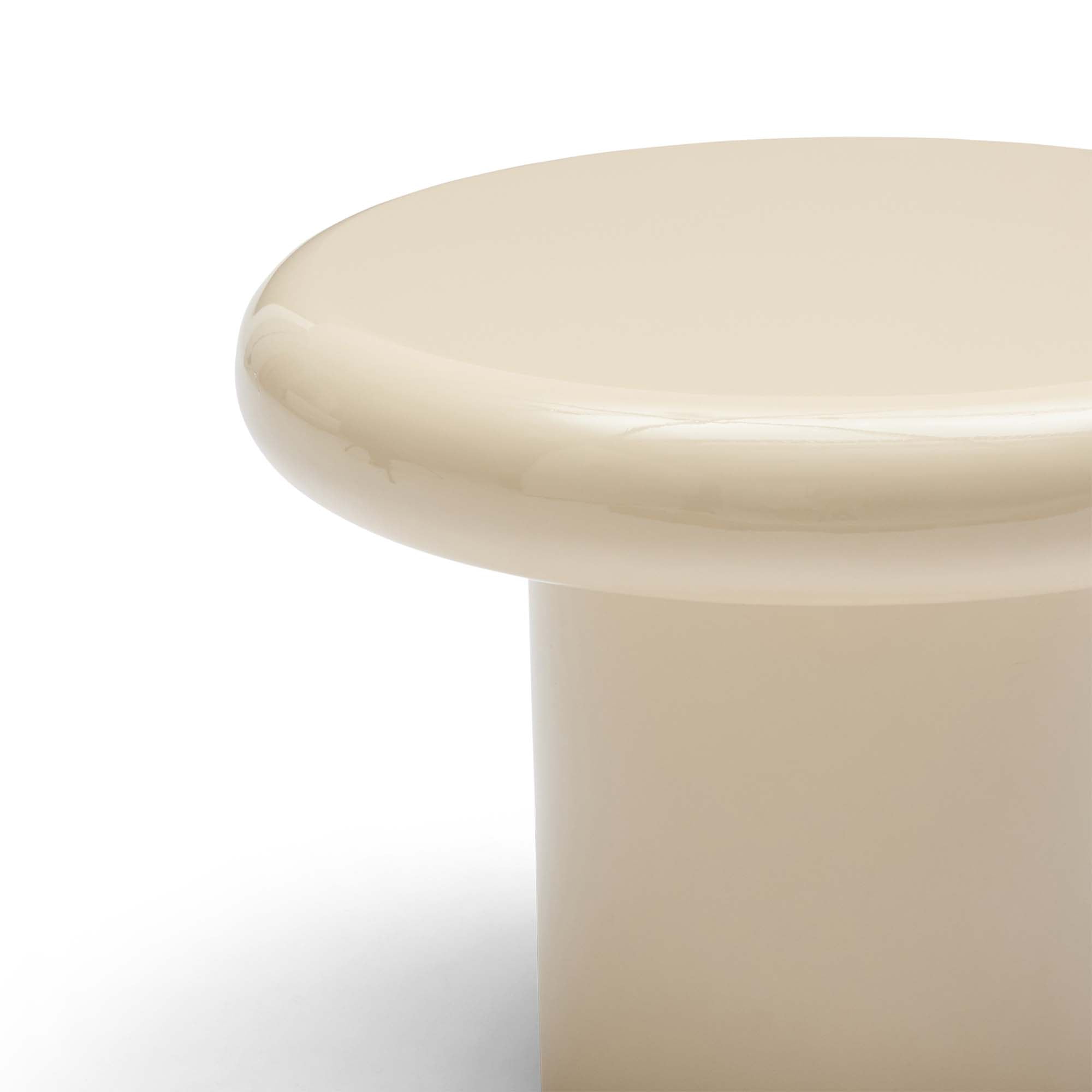 Carter Coffee Table Small Beige Gloss
