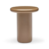 Fleur Side Table Cappuccino Gloss