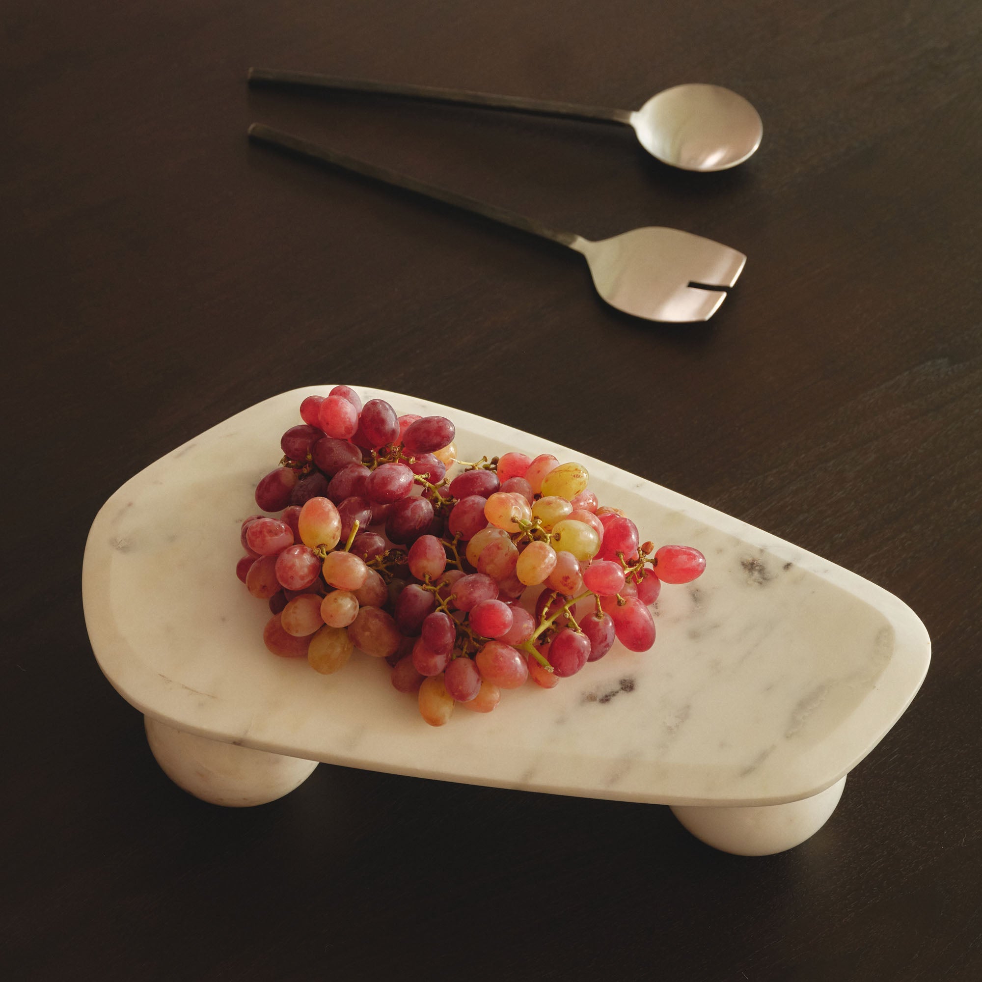 Gio Marble Platter White