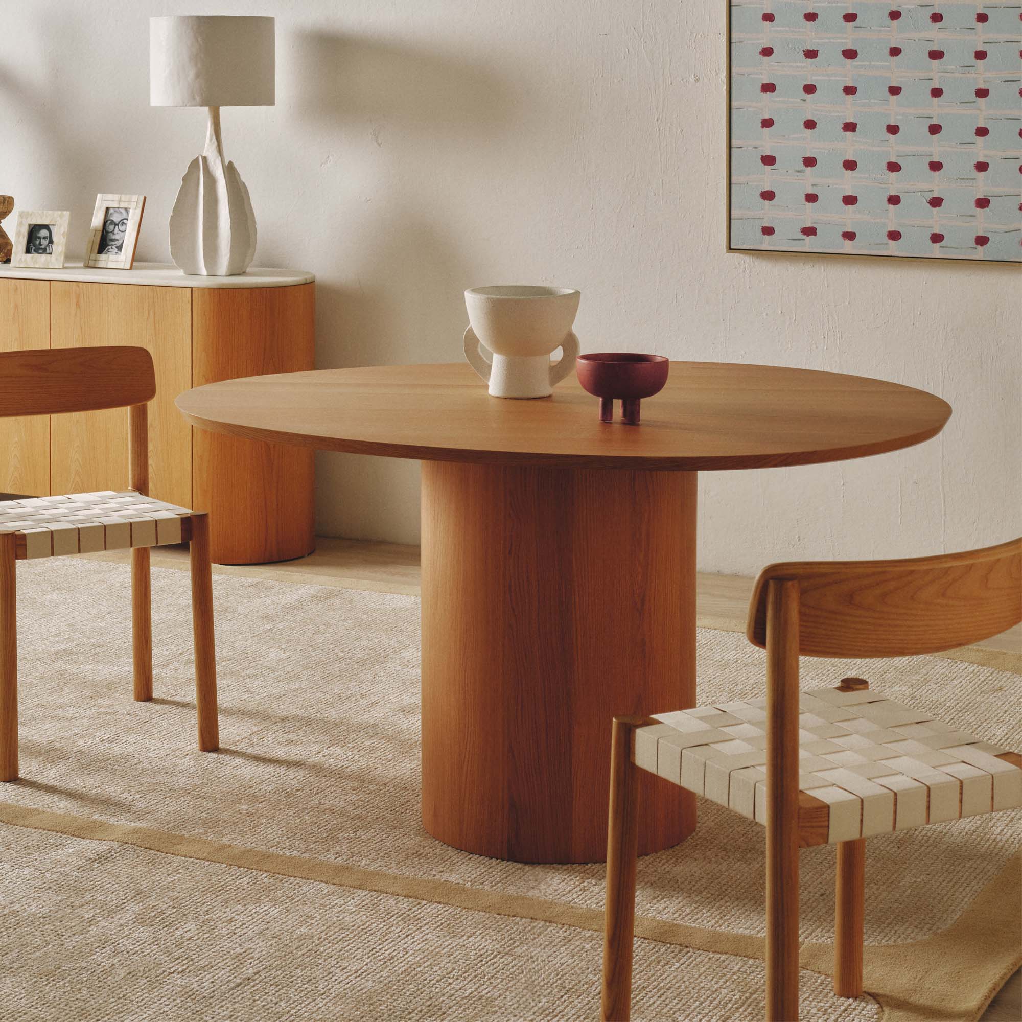 Biku Dining Table Natural
